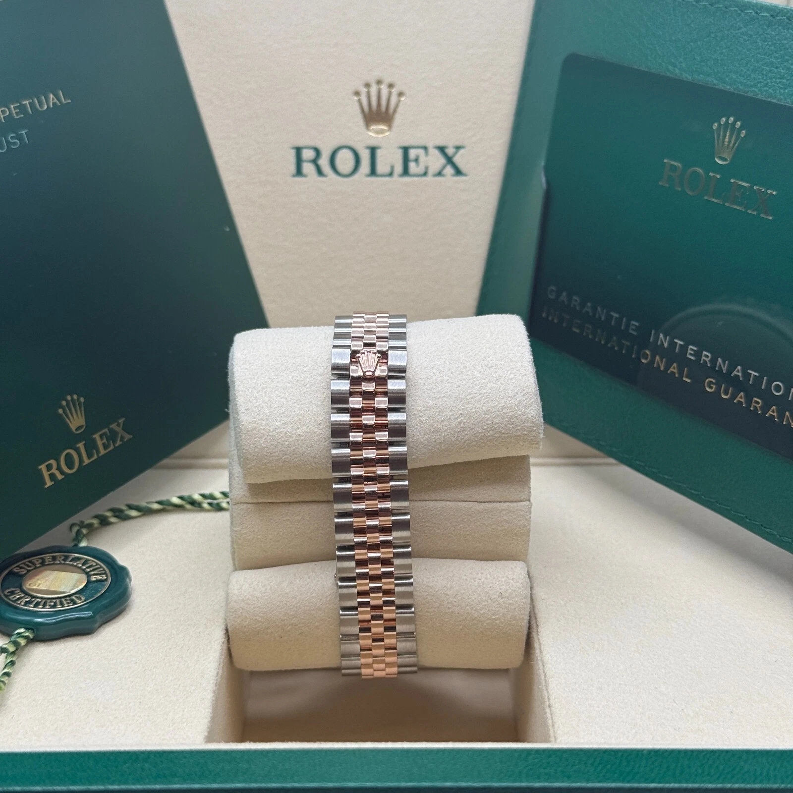 Rolex Lady-Datejust 28mm 279381RBR Rose Diamond Dial Oyster Bracelet