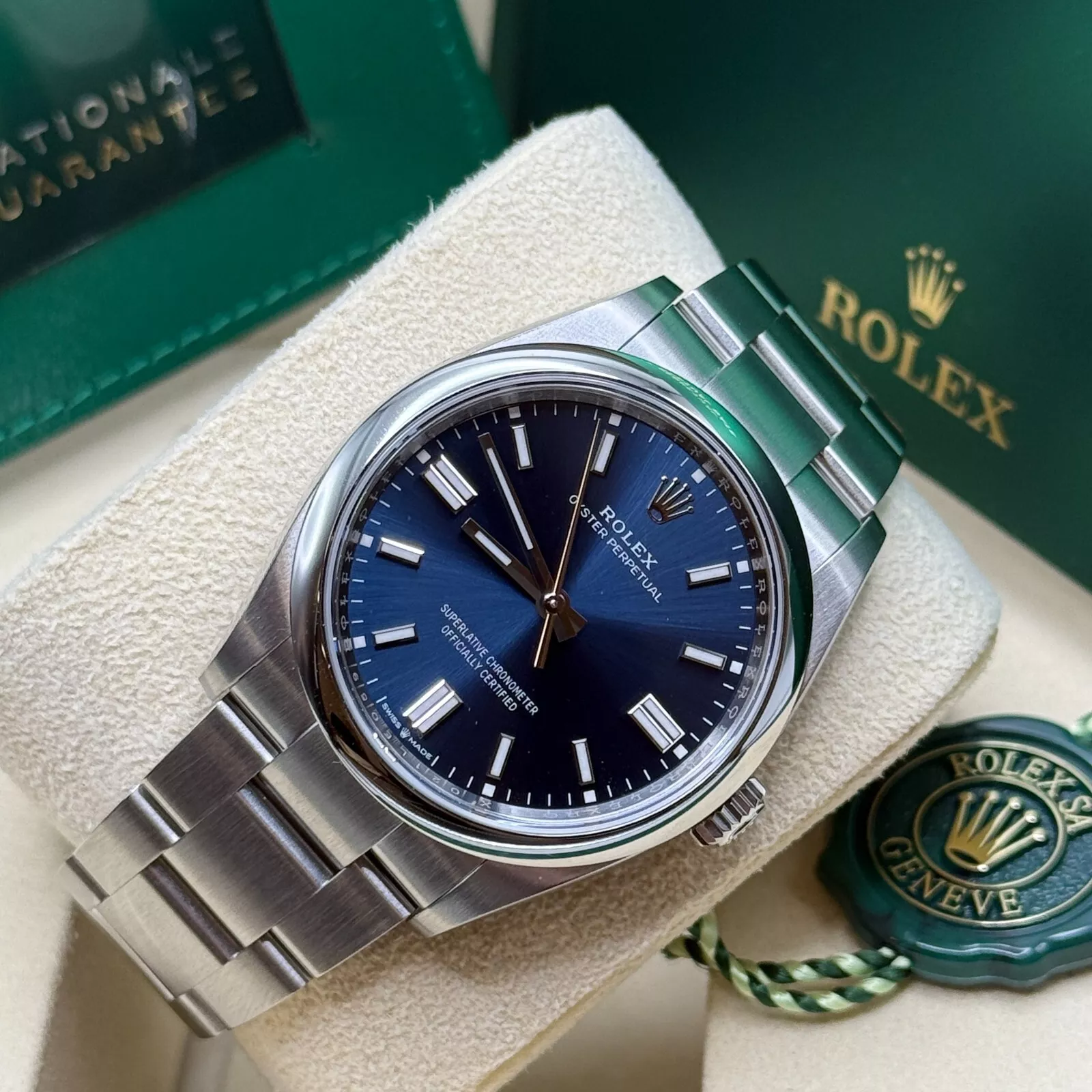 Rolex Oyster Perpetual 36mm 126000-0015 Blue Dial Stainless Steel Oyster Bracelet