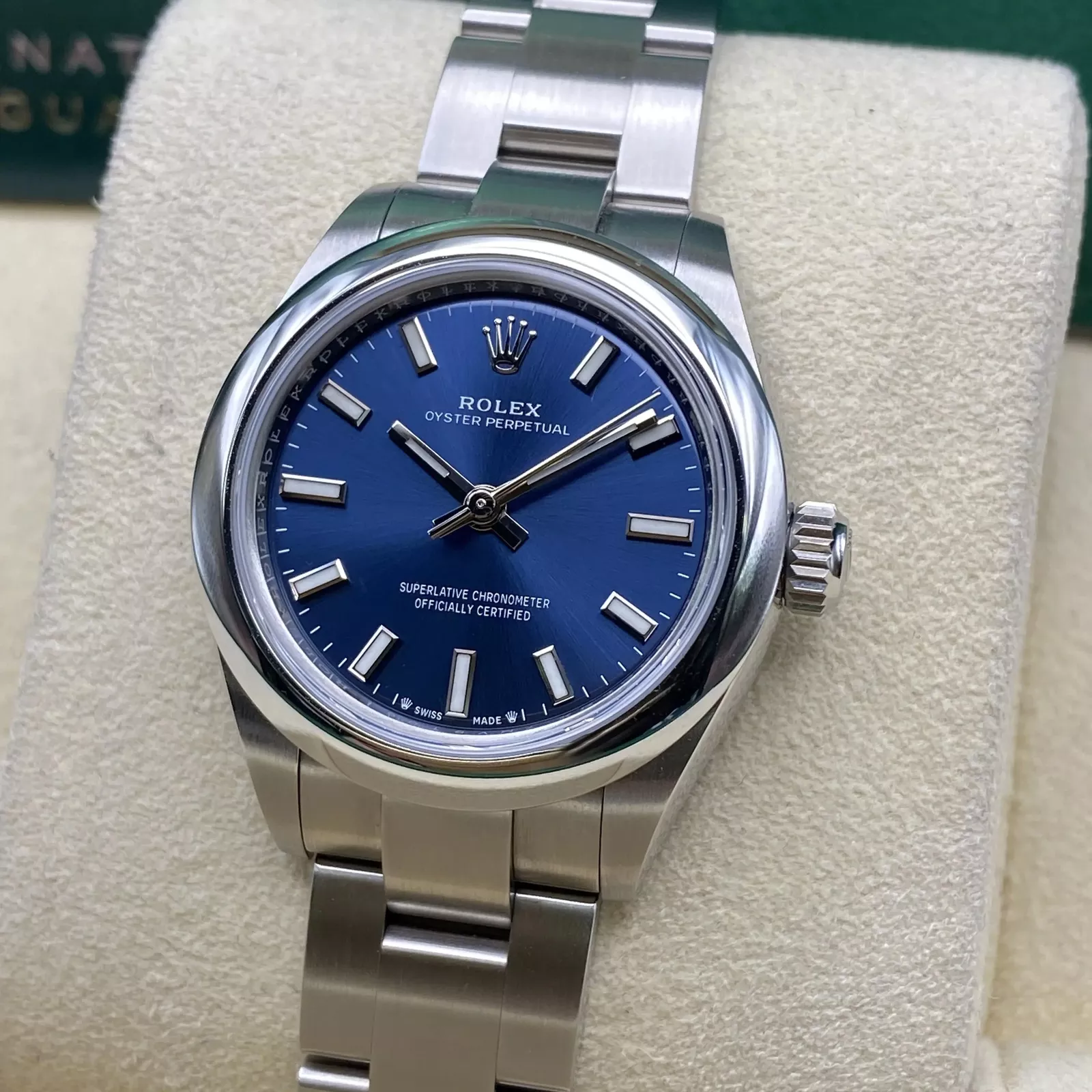 Rolex Oyster Perpetual 31mm 277200-0017 Blue Dial Oyster Bracelet Watch