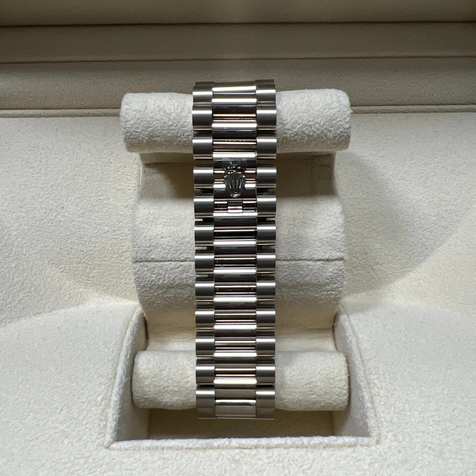 Rolex  Day-Date 40mm 228349RBR-0003 Bright Black Dial President Bracelet