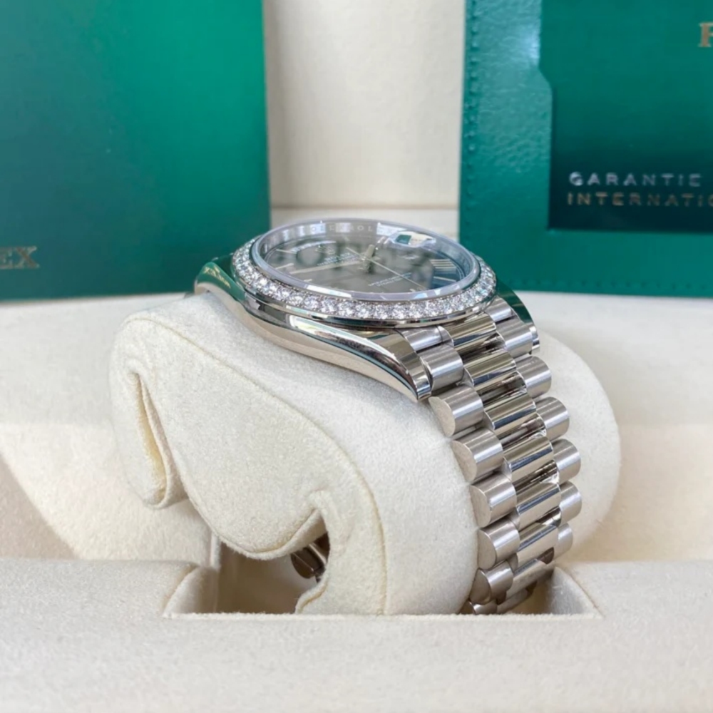 Rolex  Day-Date 40mm 228349RBR-0005 Bright Blue Dial President Bracelet