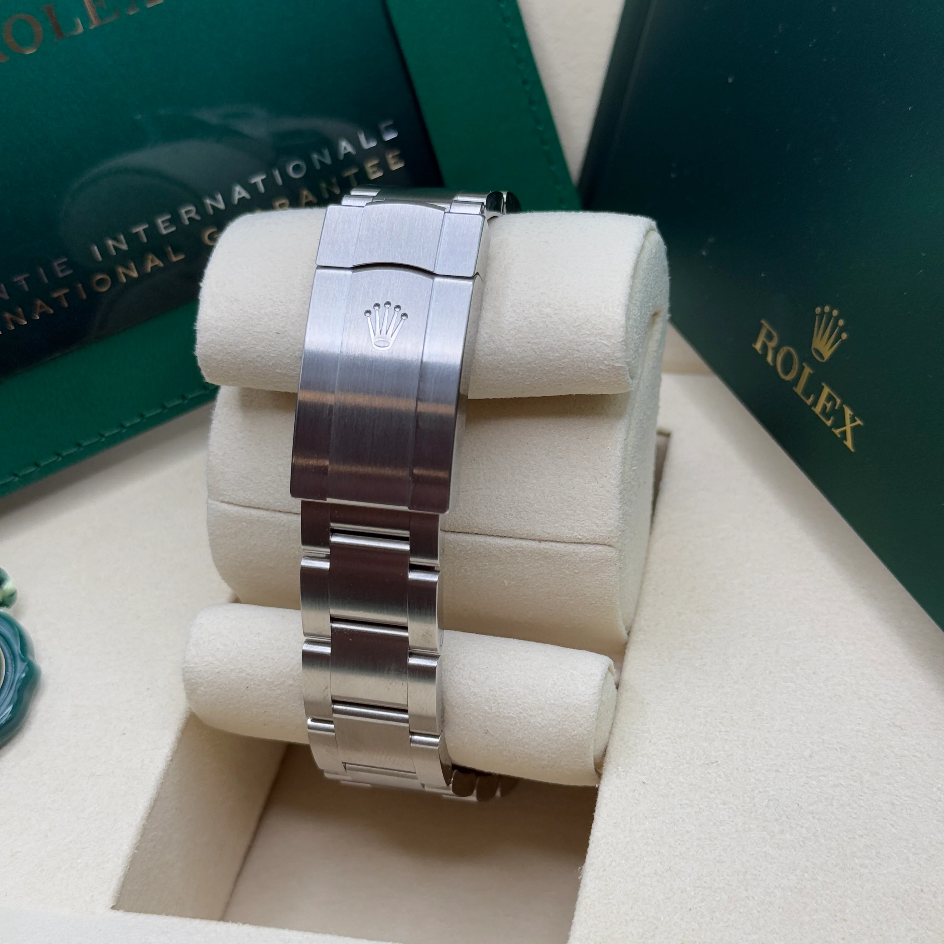 Rolex Oyster Perpetual 41mm 124300-0003 Oyster Perpetual Stainless Steel Blue Index Dial Watch