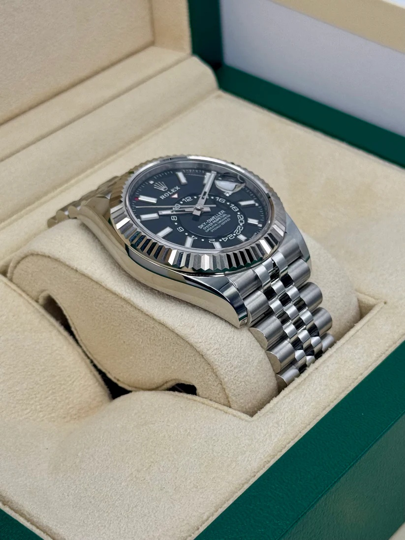 Rolex  Sky-Dweller 42mm 336934-0008 Stainless Steel Black Dial Oyster