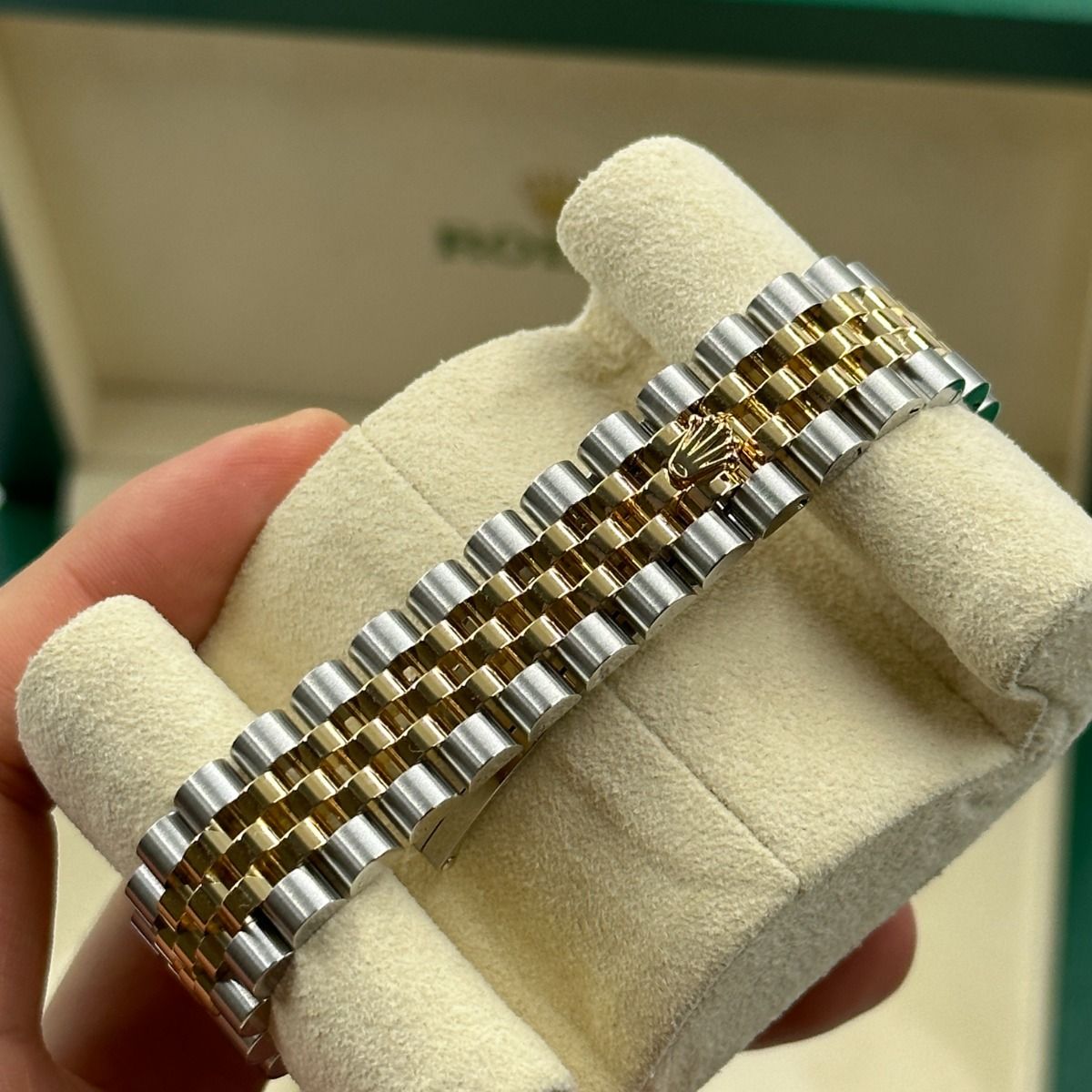 Rolex Datejust m278383RBR-0015/0016 31mm Olive Green Dial Oyster Bracelet