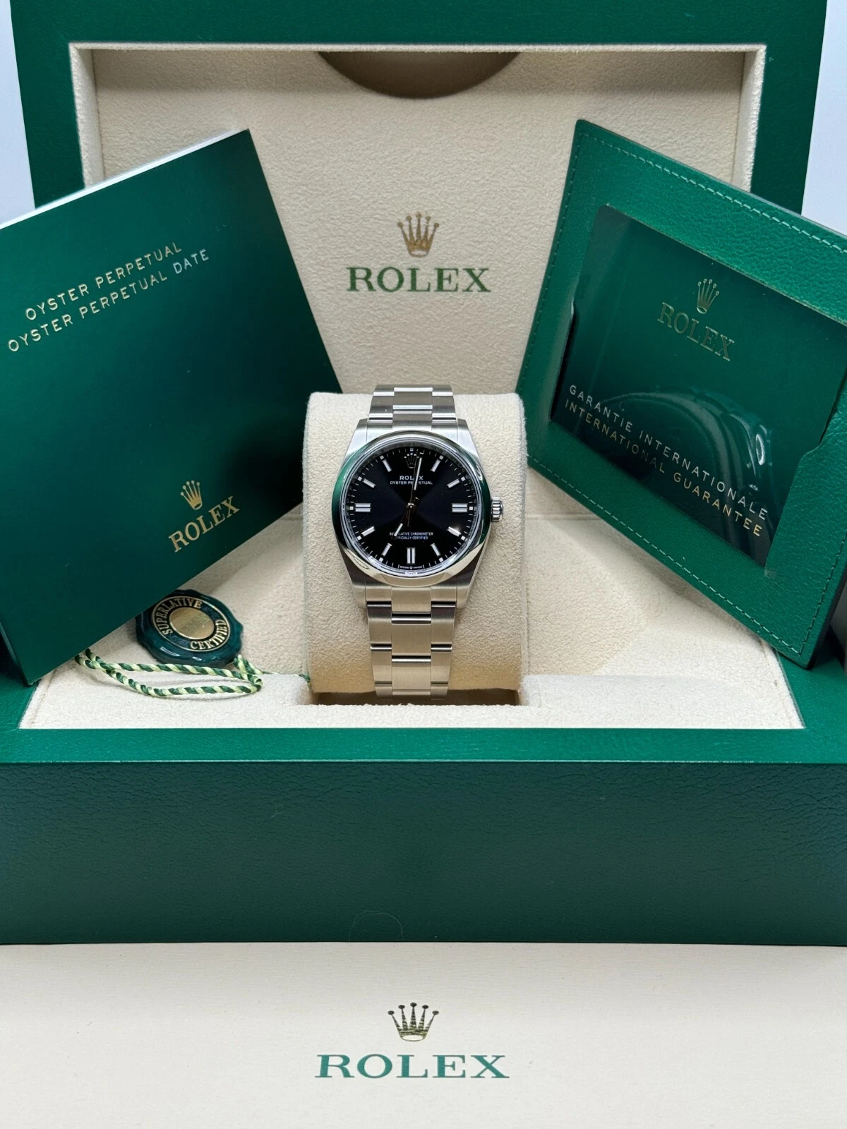 Rolex Oyster Perpetual 36mm 126000-0014 Black Dial Oyster Stainless Steel Bracelet