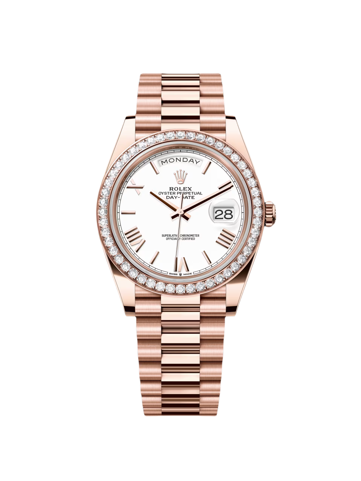 Rolex  Day-Date White Roman Dial 228345rbr-0012