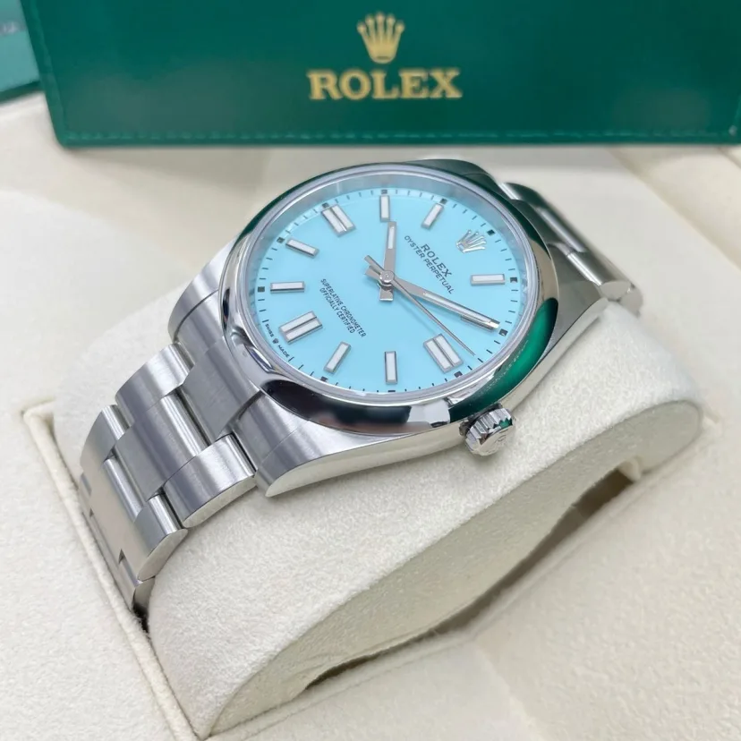 Rolex Oyster Perpetual 36mm 126000-0006 Tiffany Blue Turquoise Dial