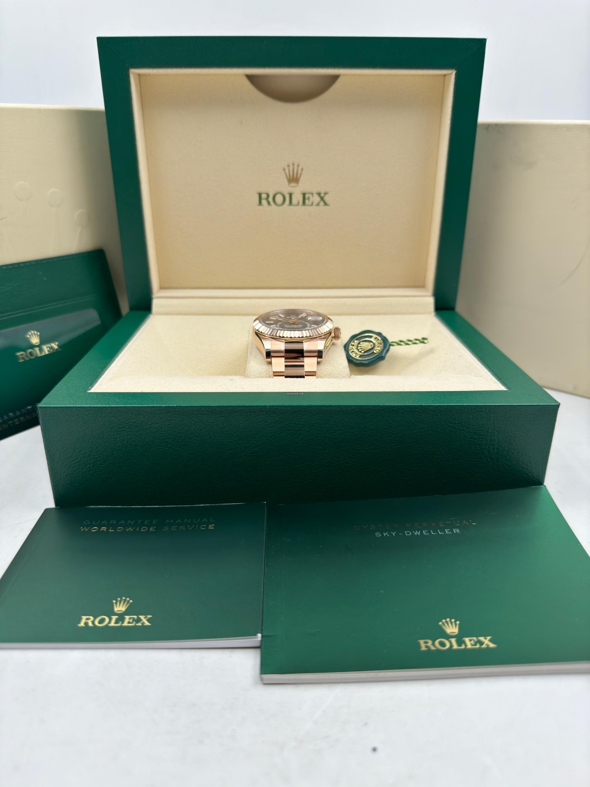 Rolex  Sky-Dweller 42mm 336935-0004 Rose Gold Rhodium Dial Oyster
