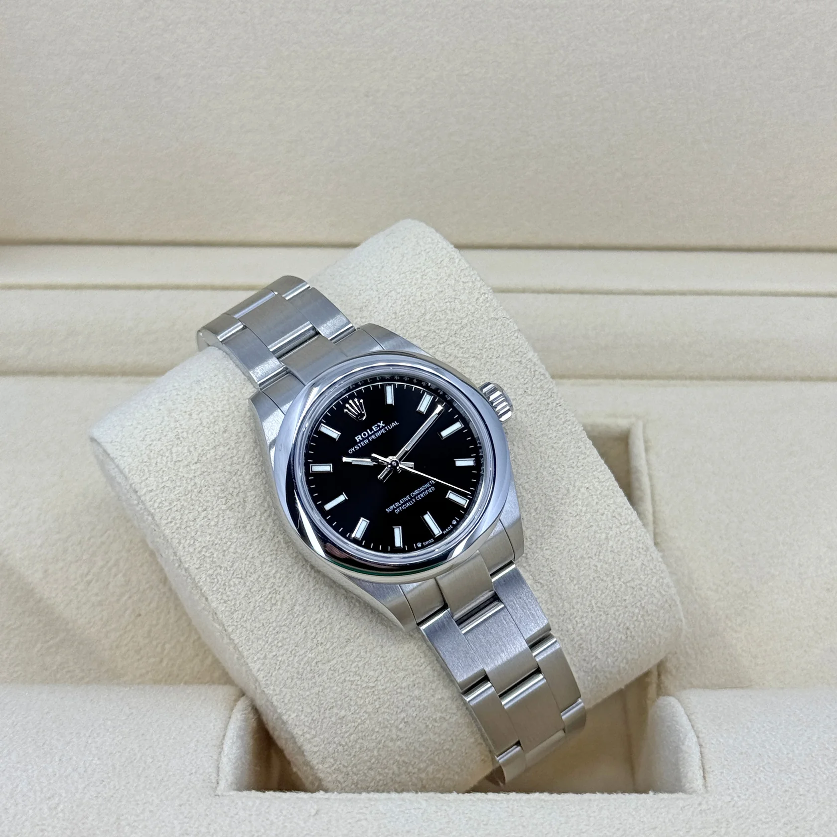 Rolex Oyster Perpetual 31mm 277200-0016 Black Dial Oyster Bracelet Watch
