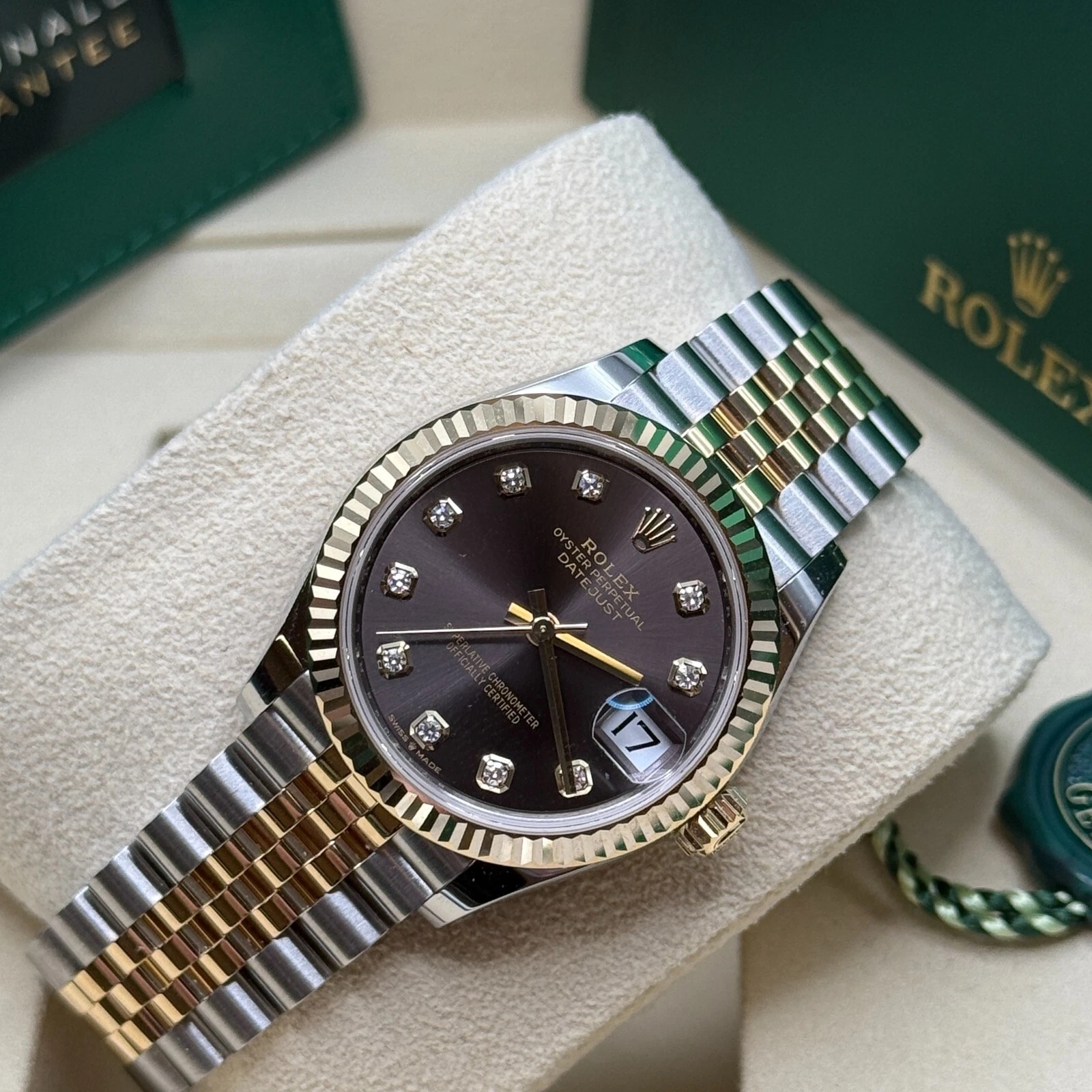 Rolex Datejust m278273-0021/0022 31mm Dark Grey Dial Stainless Steel and Yellow Gold Oyster Watch