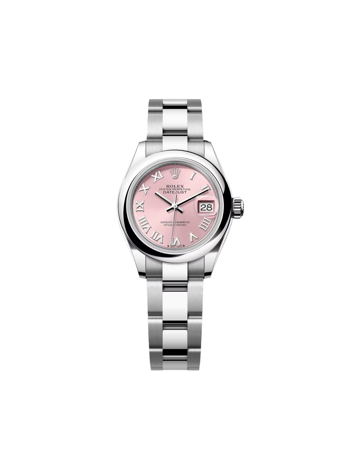 Rolex Lady-Datejust 279160 Oyster Perpetual 28mm Pink Dial Oyster Bracelet