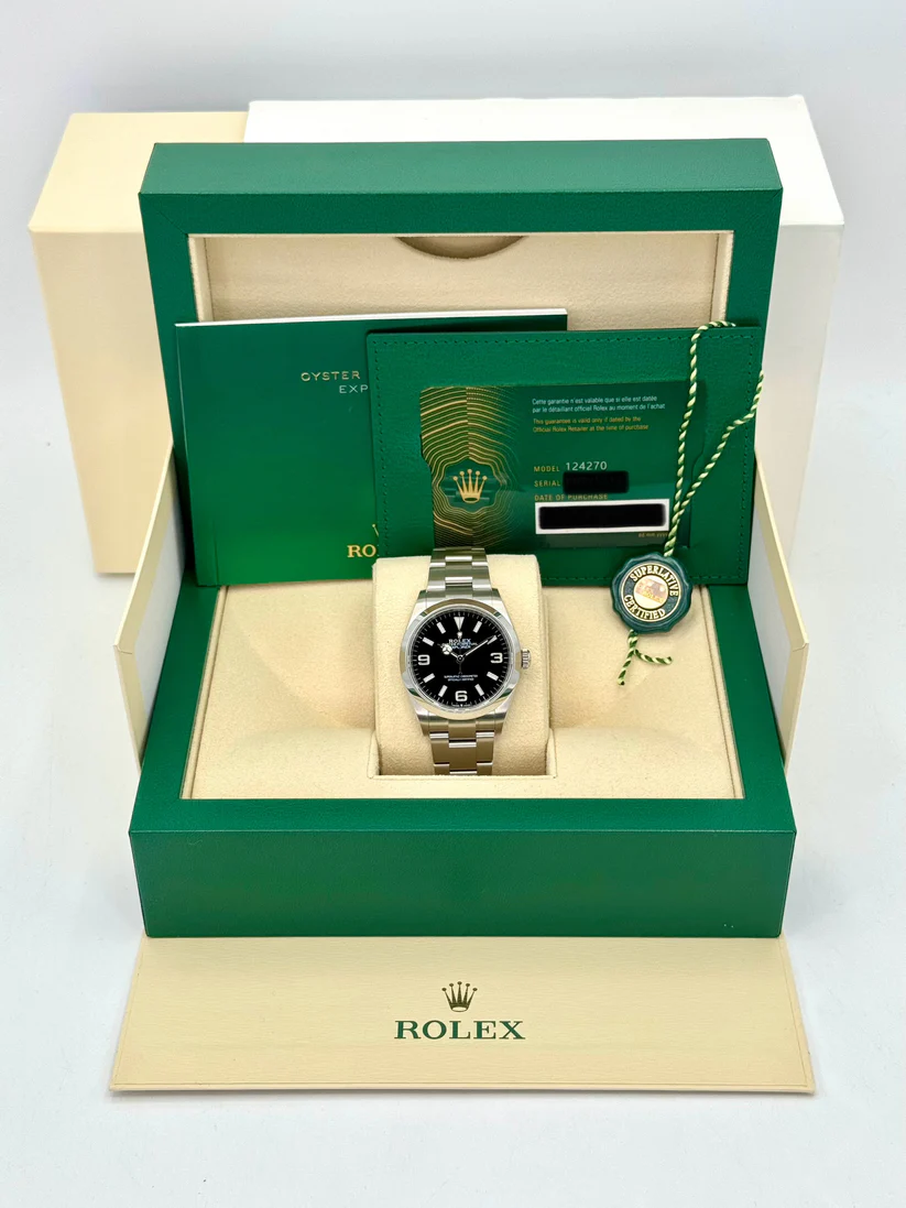 Rolex  Explorer 124270 Black 36mm Men’s Watch