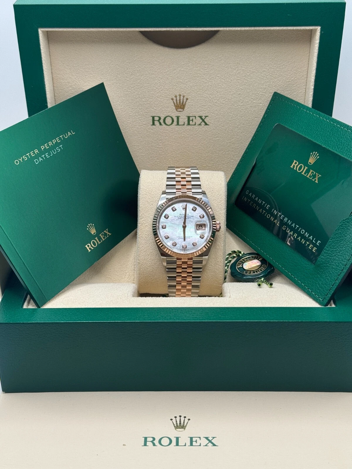 Rolex  Datejust 36mm 126231 Mother-of-Pearl Dial Jubilee Bracelet