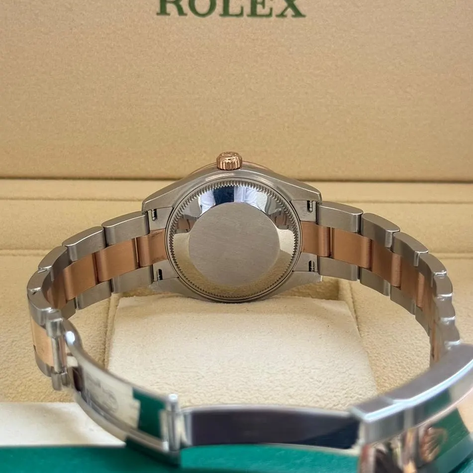 Rolex Lady-Datejust 28mm  279161 Rose Stick Dial, Two Tone Stainless Steel & 18K Rose Gold Oyster Bracelet Women's Watch