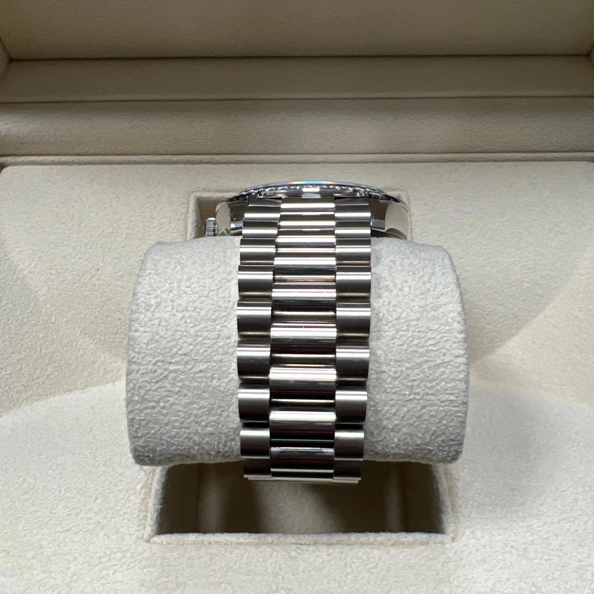 Rolex  Day-Date 40mm 228349RBR-0003 Bright Black Dial President Bracelet