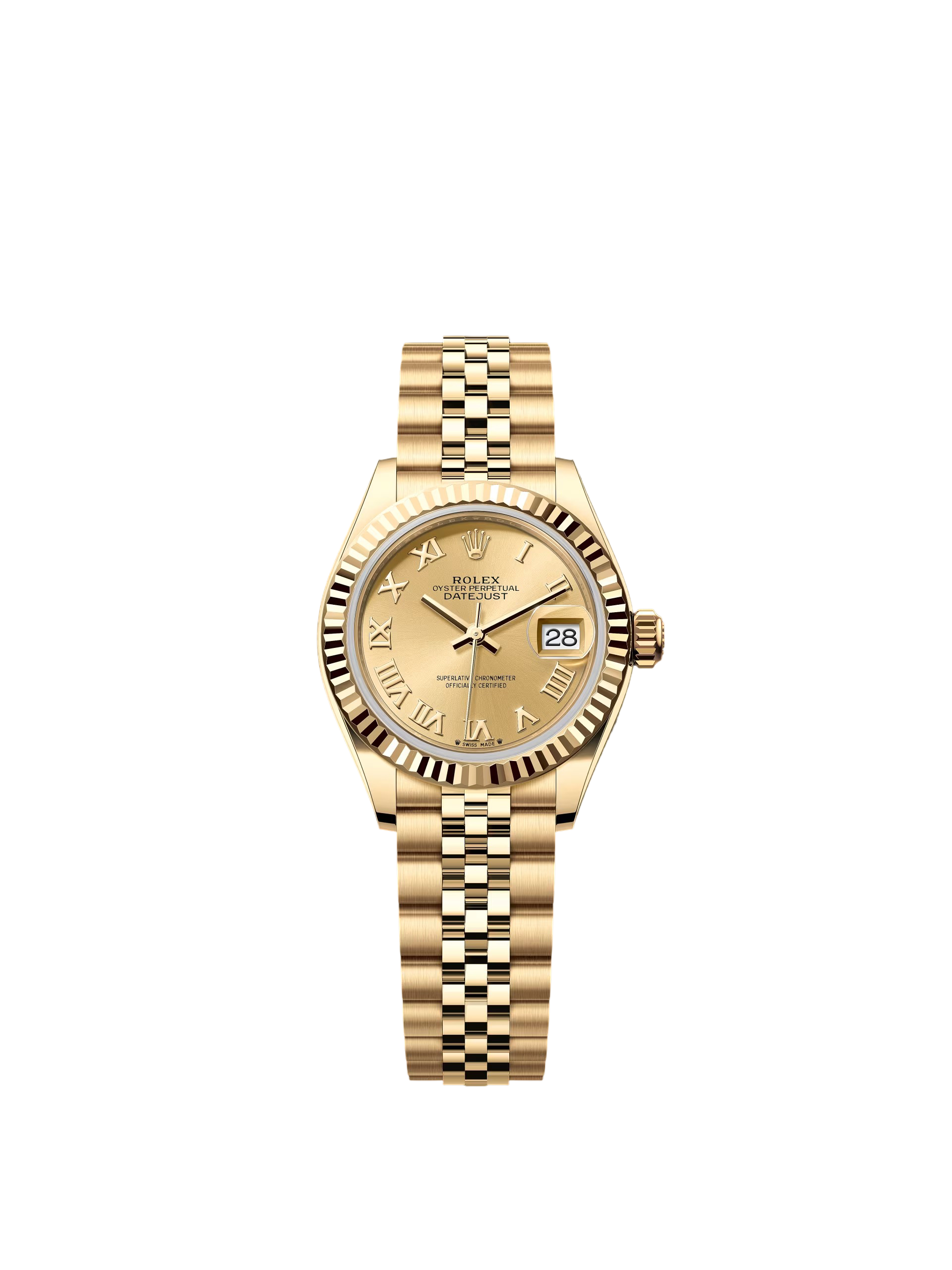 Rolex Lady-Datejust 28mm 279178  Champagne Roman Dial