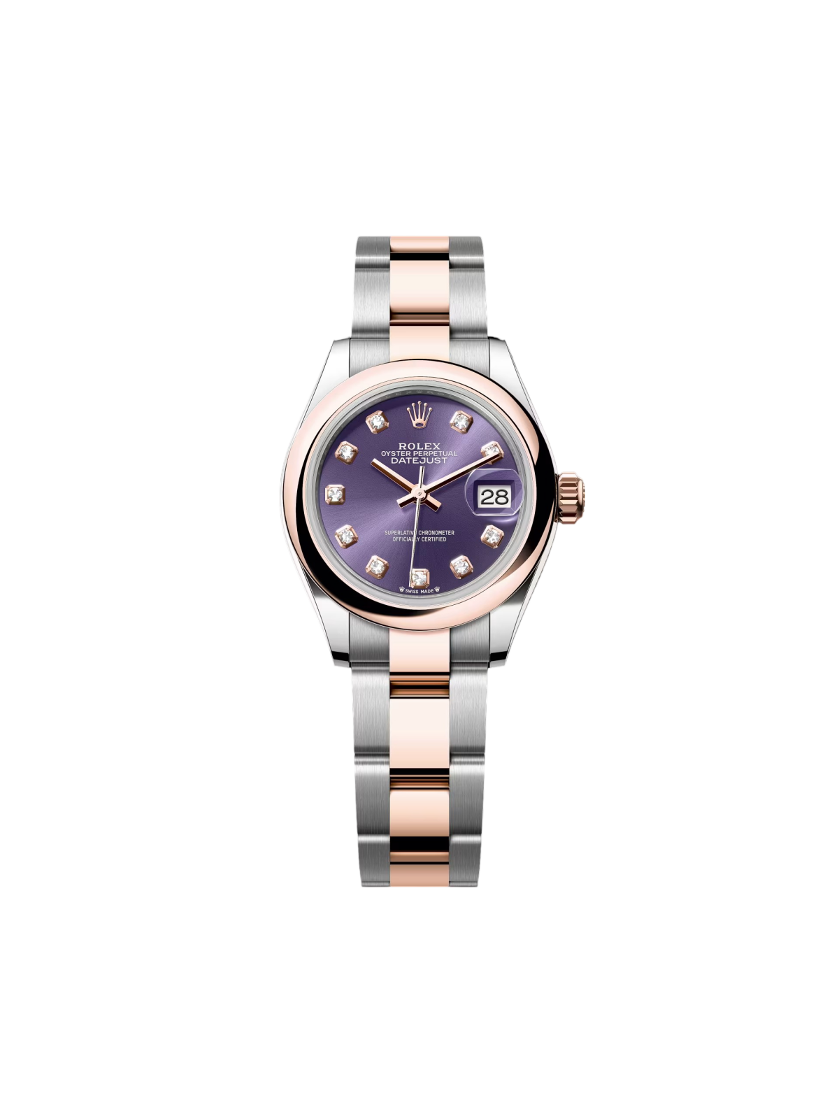 Rolex Lady-Datejust 28mm  279161 Purple Diamond Women's Watch