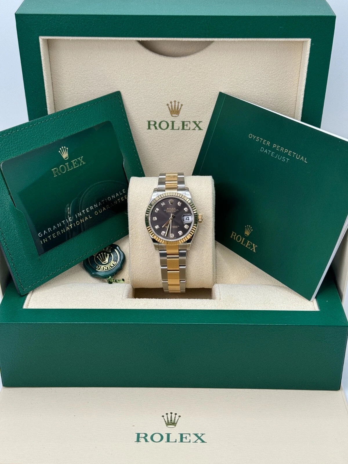 Rolex Datejust m278273-0021/0022 31mm Dark Grey Dial Stainless Steel and Yellow Gold Oyster Watch