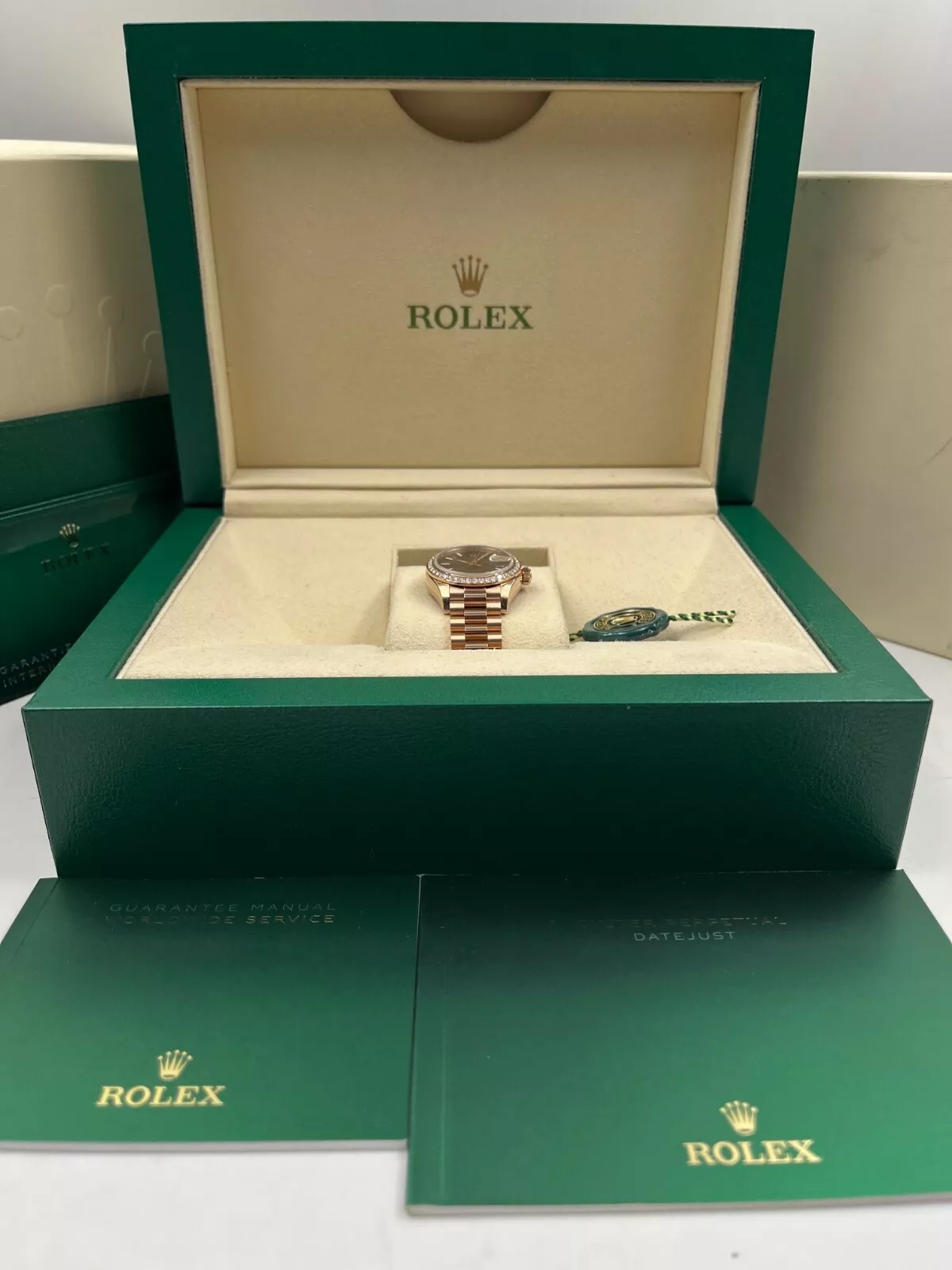Rolex  Lady-Datejust 28mm 279135RBR Chocolate Dial Jubilee Bracelet