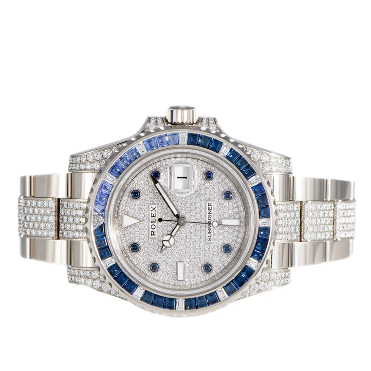 Rolex Submariner Date 40mm 116659SABR Blue Sapphire and Diamond Bezel Diamond Dial
