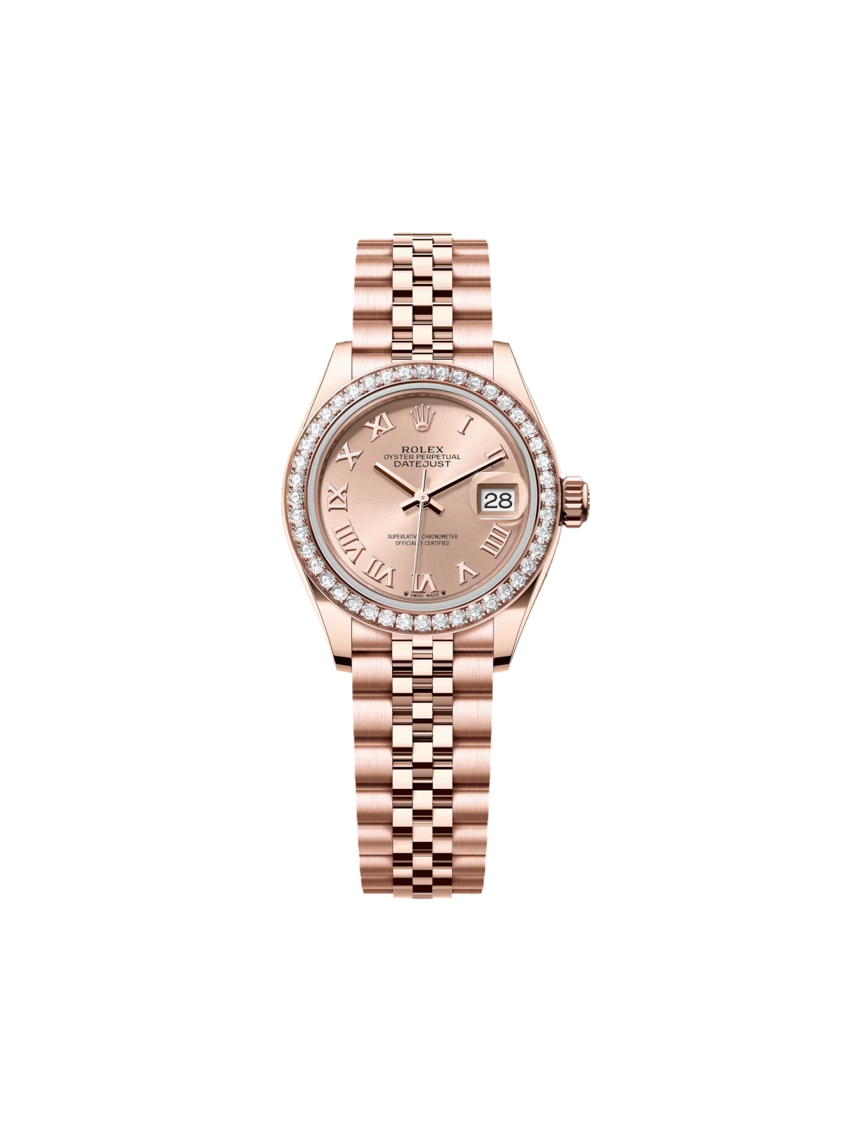 Rolex  Lady-Datejust 28mm 279135RBR Rosé Roman Dial