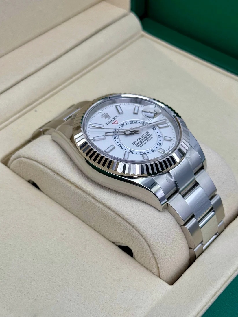 Rolex  Sky-Dweller 42mm 336934-0003 Stainless Steel White Dial Oyster