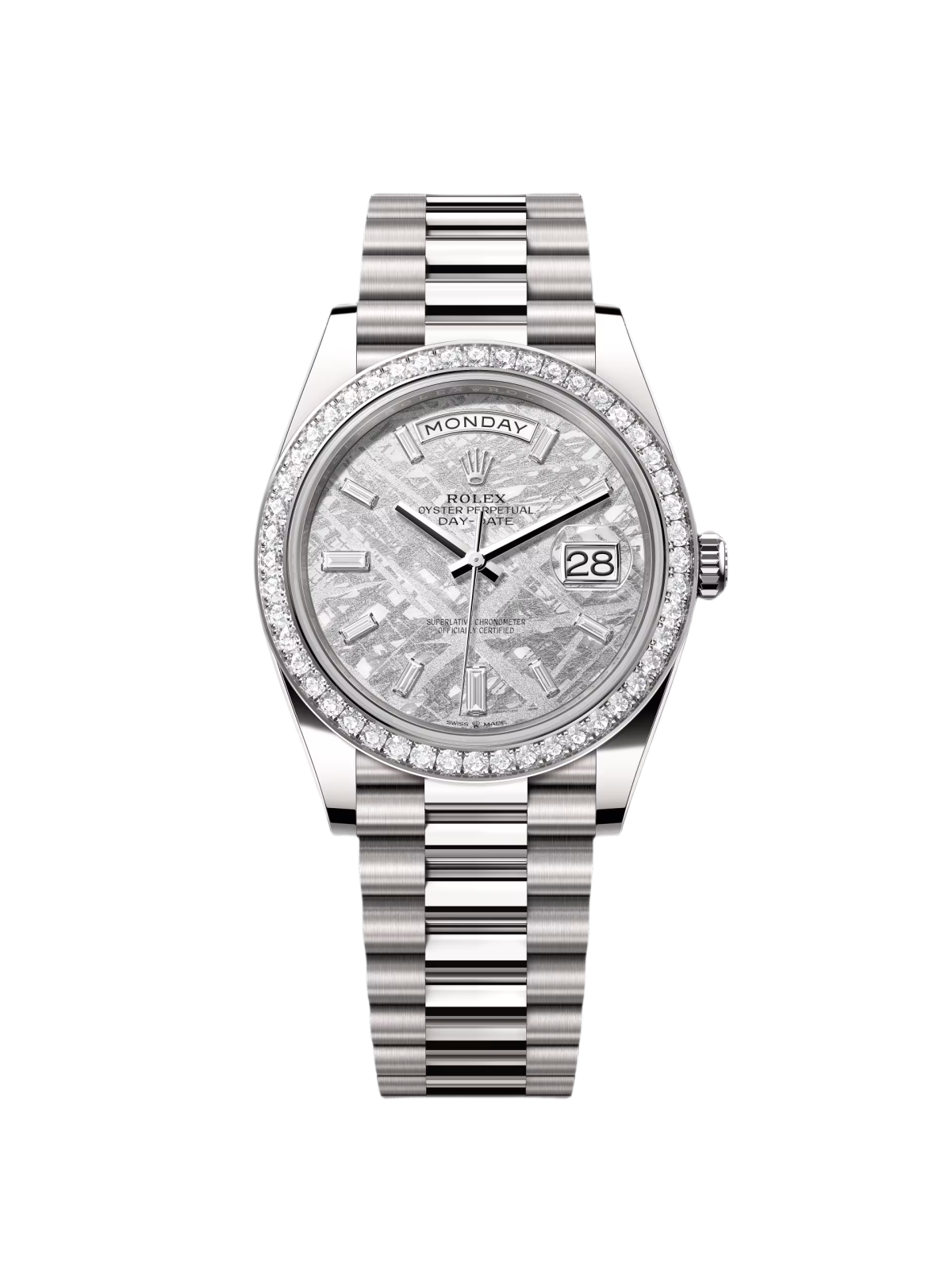 Rolex  Day-Date 40mm 228349RBR-0040 Meteorite Dial President Bracelet