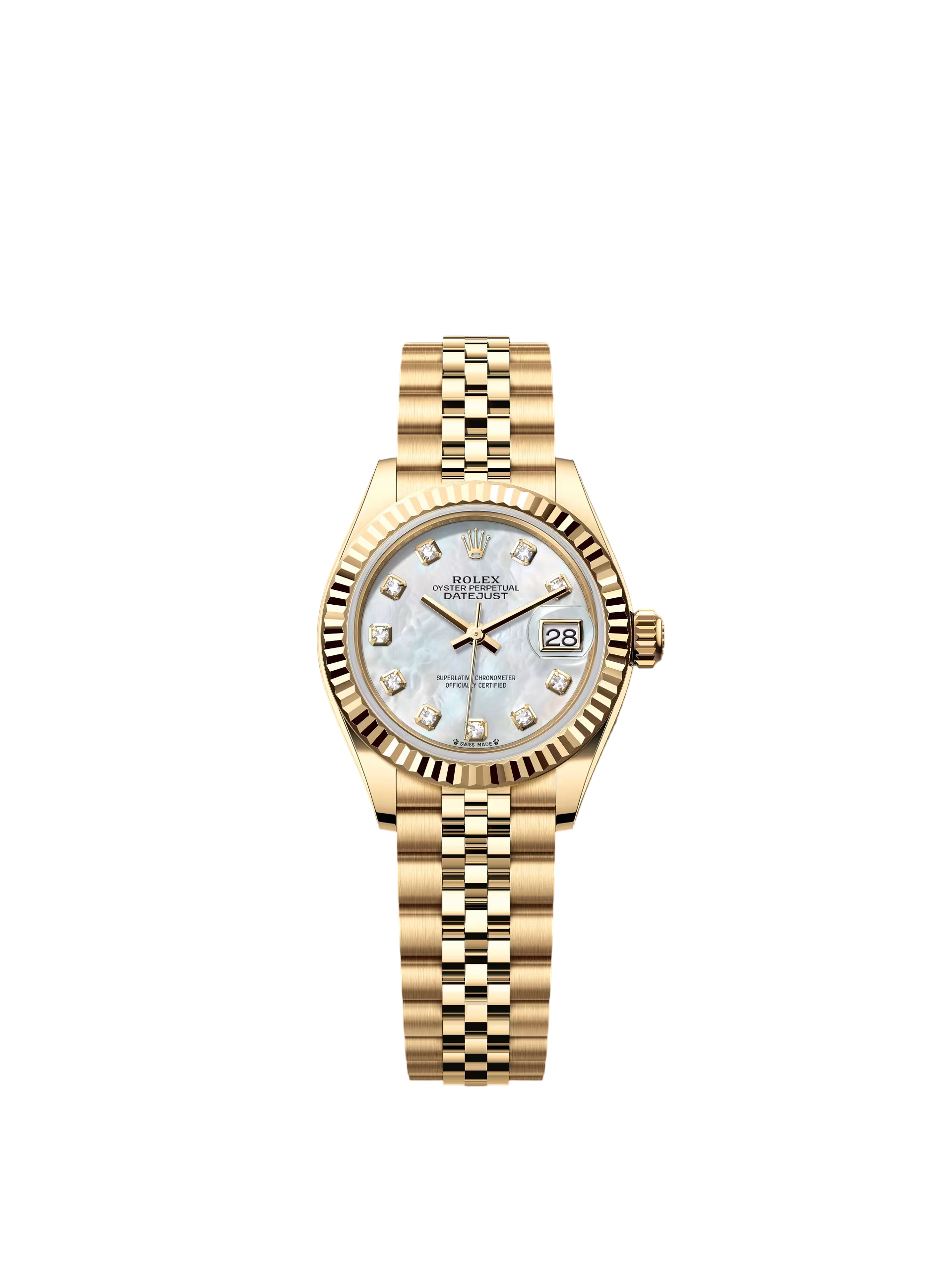 Rolex Lady-Datejust 28mm 279178 Mother-of-Pearl Diamonds Dial