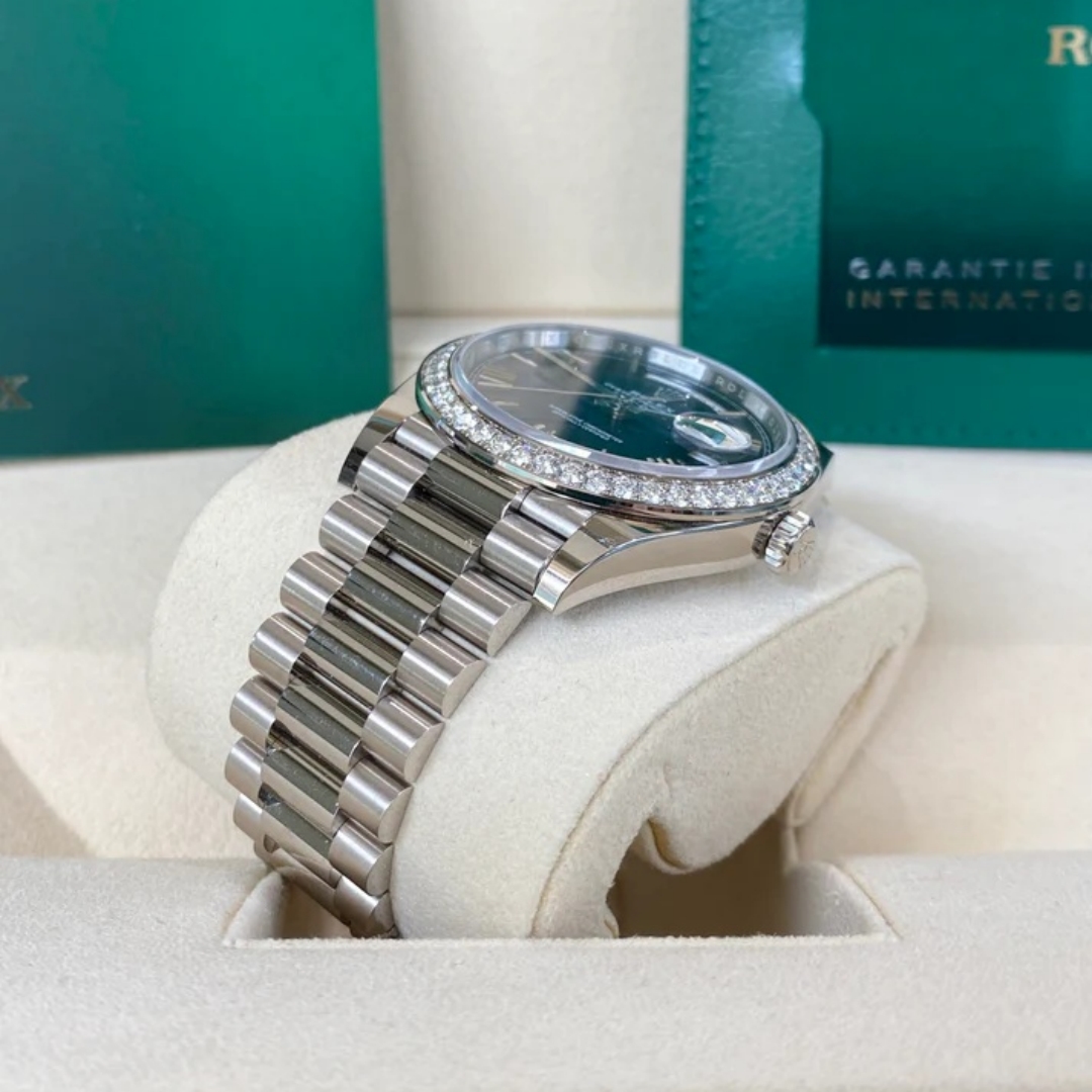 Rolex  Day-Date 40mm 228349RBR-0005 Bright Blue Dial President Bracelet