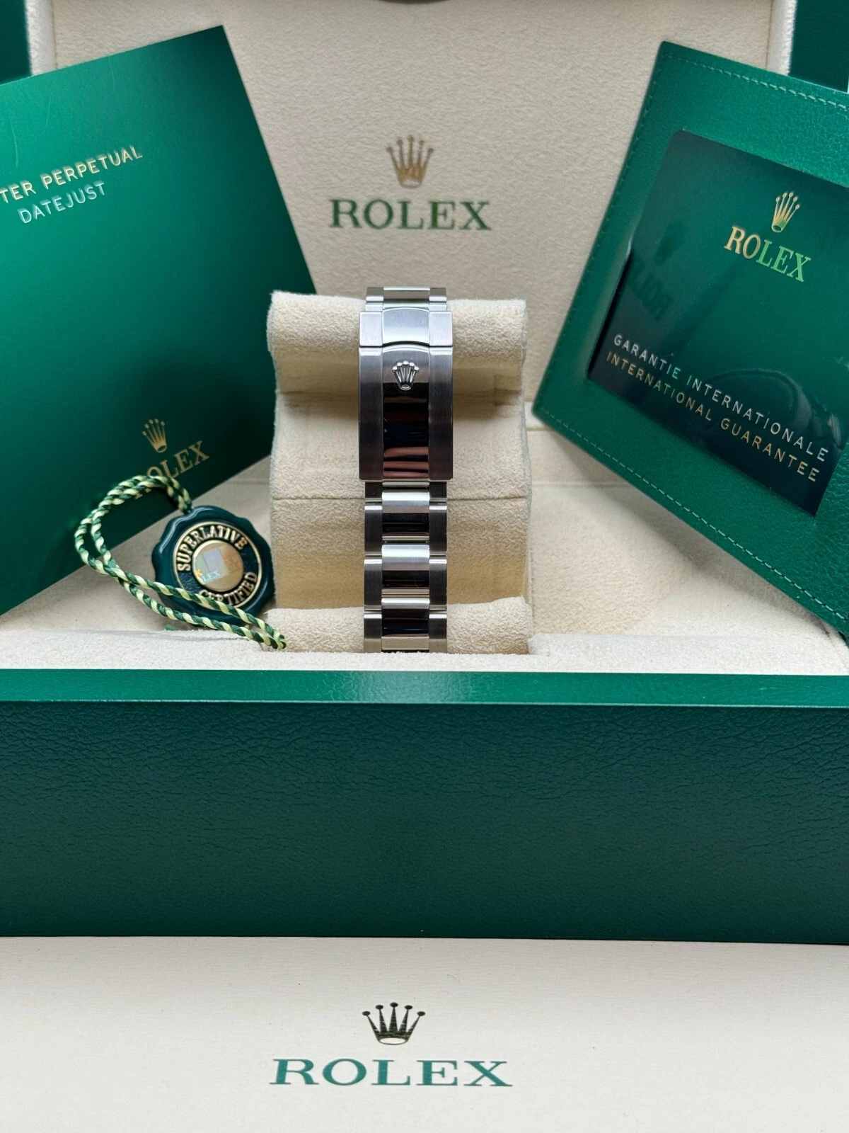 Rolex  Datejust 41mm 126334 Dark Rhodium Index Jubilee Stainless Steel