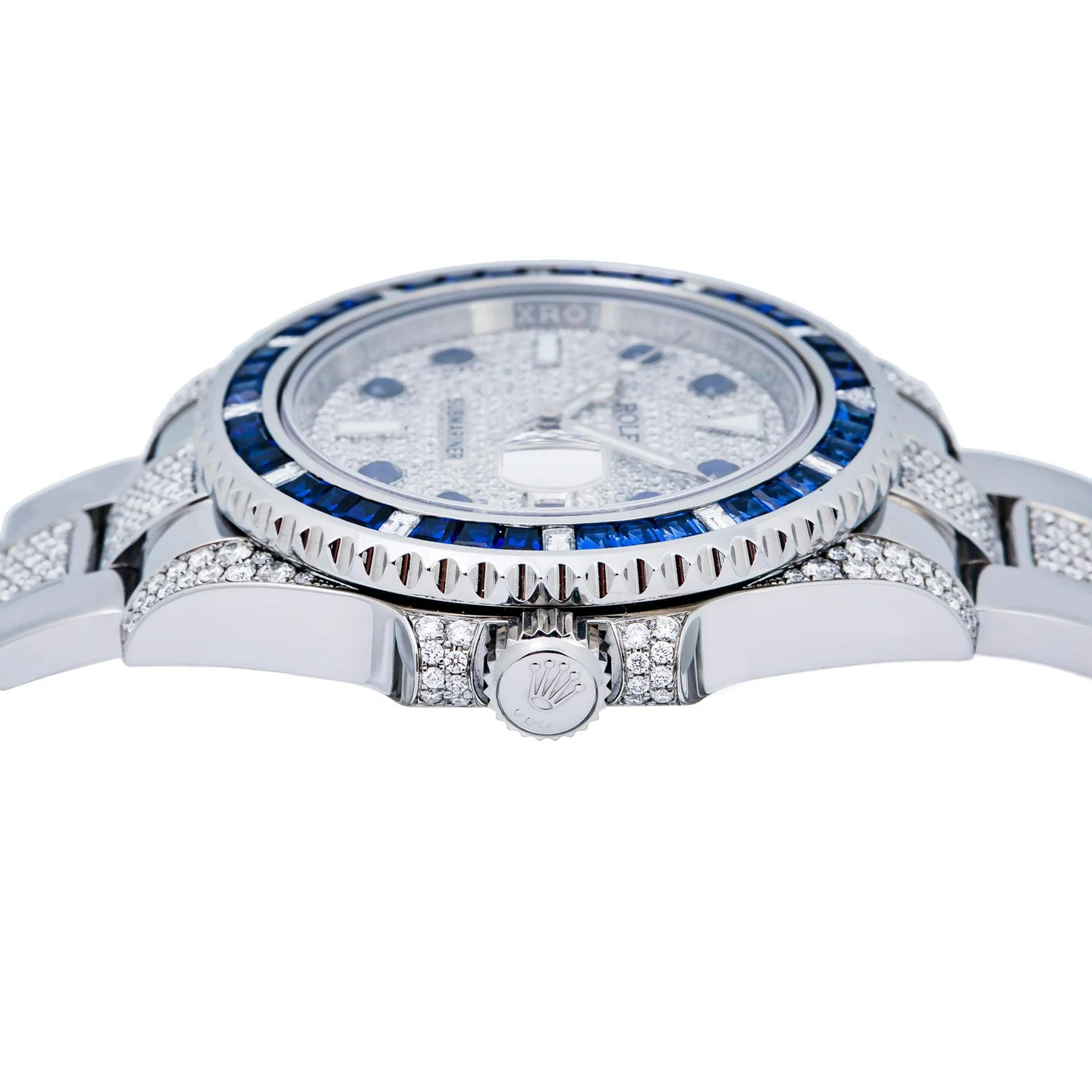 Rolex Submariner Date 116610 40MM Silver Diamond Dial With Stainless Steel Bracelet