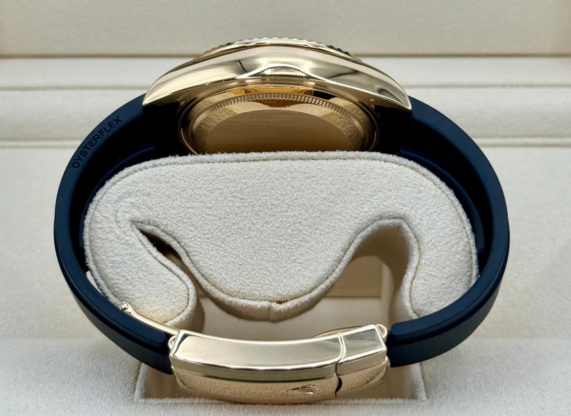 Rolex  Sky-Dweller 42mm 336238-0002 Yellow Gold Black Dial Oysterflex