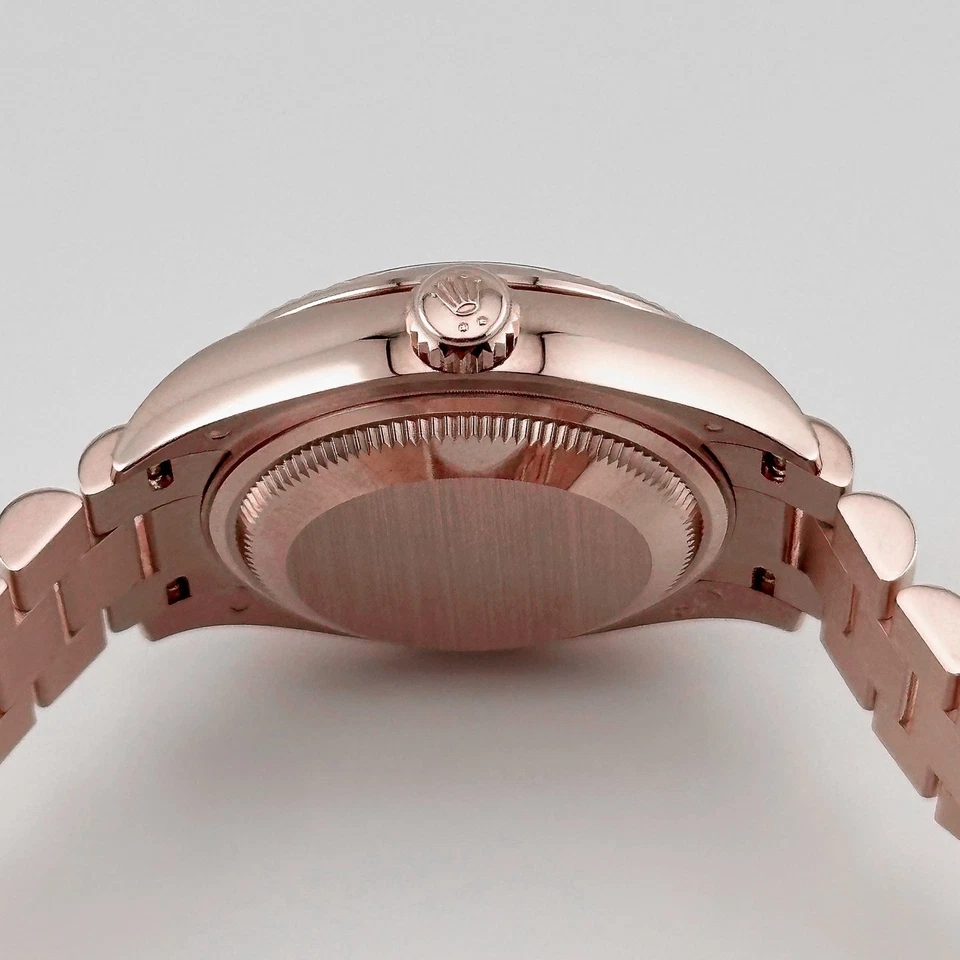 Rolex Lady-Datejust 28mm 279175 Green Diamond-Set Dial President Everose Gold