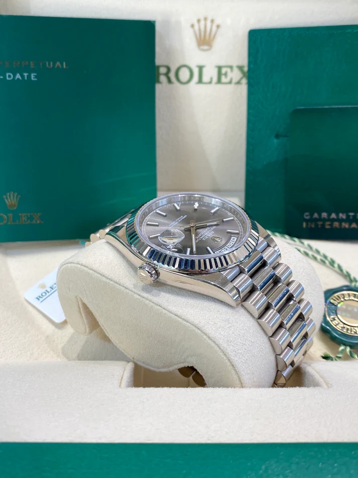 Rolex  Day-Date 40mm Slate Diamonds Dial  228236-0013