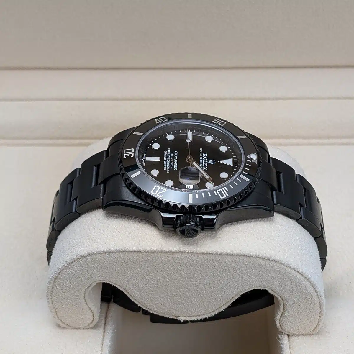 Rolex Submariner  40mm 116610LN Black Dial Black PVD Oyster Bracelet Watch