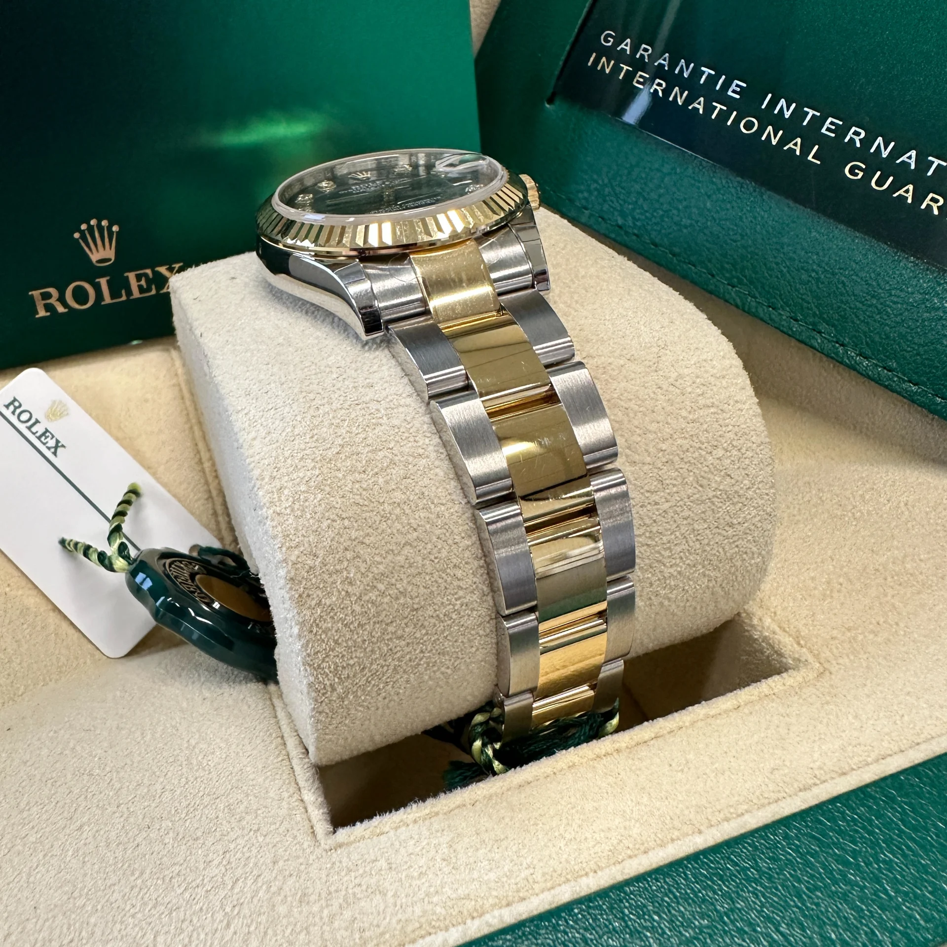 Rolex Datejust m278273-0029/0030 31mm Olive Green Dial Stainless Steel and Yellow Gold Oyster Watch