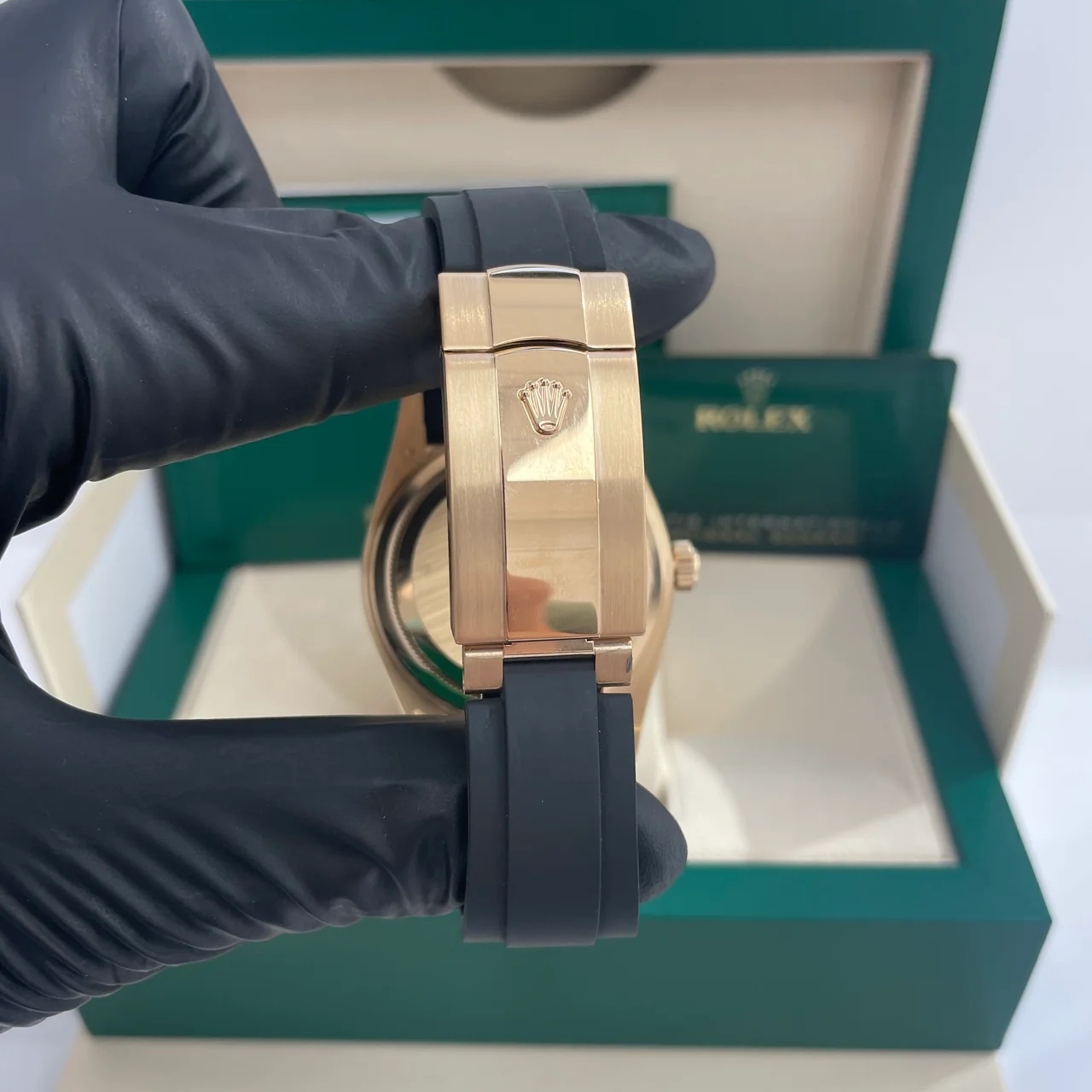 Rolex  Sky-Dweller 42mm 336238-0003 Yellow Gold White Dial Oysterflex