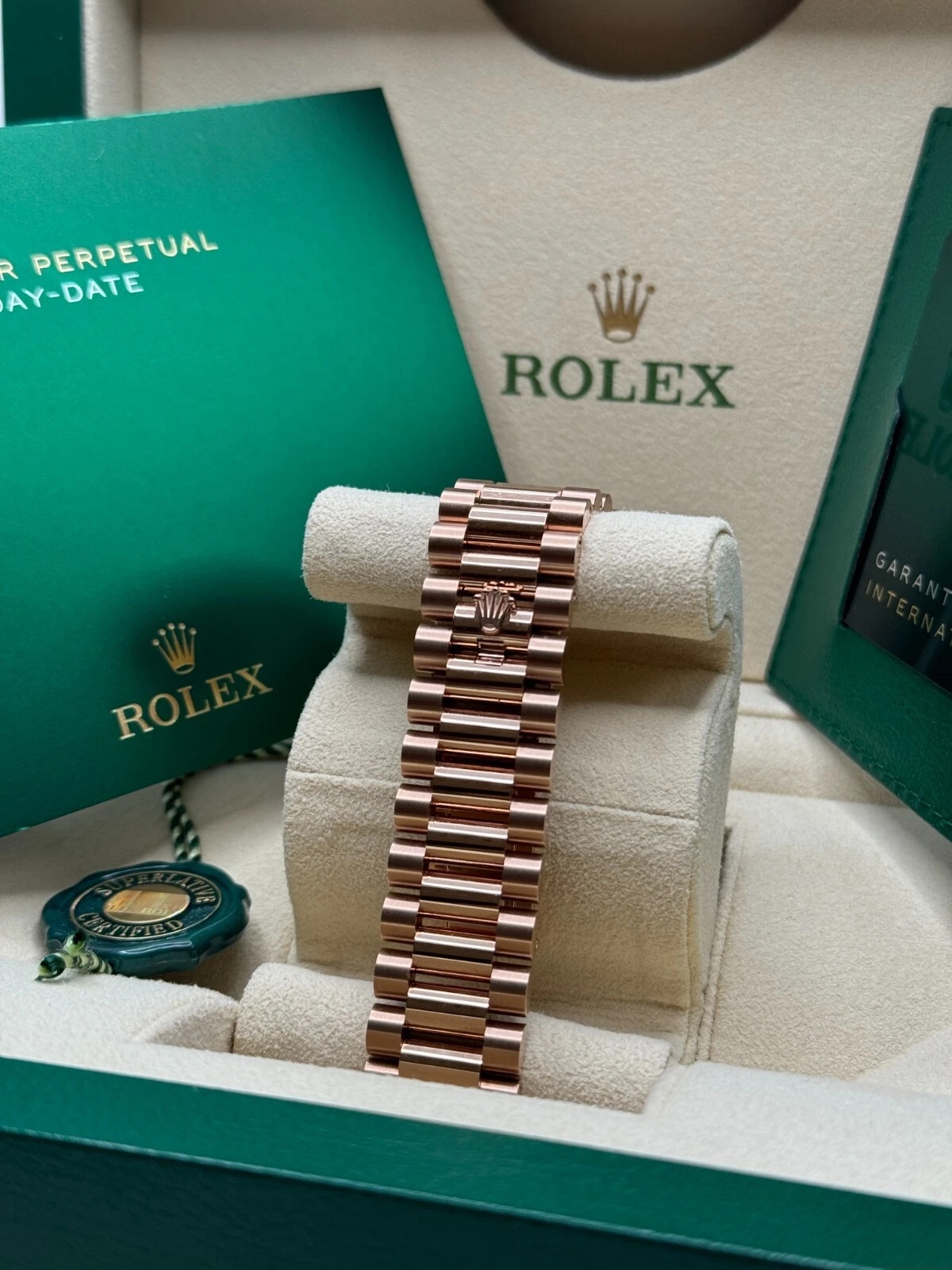 Rolex  Day-Date 40mm Sundust Diamonds Dial 228345rbr-0007