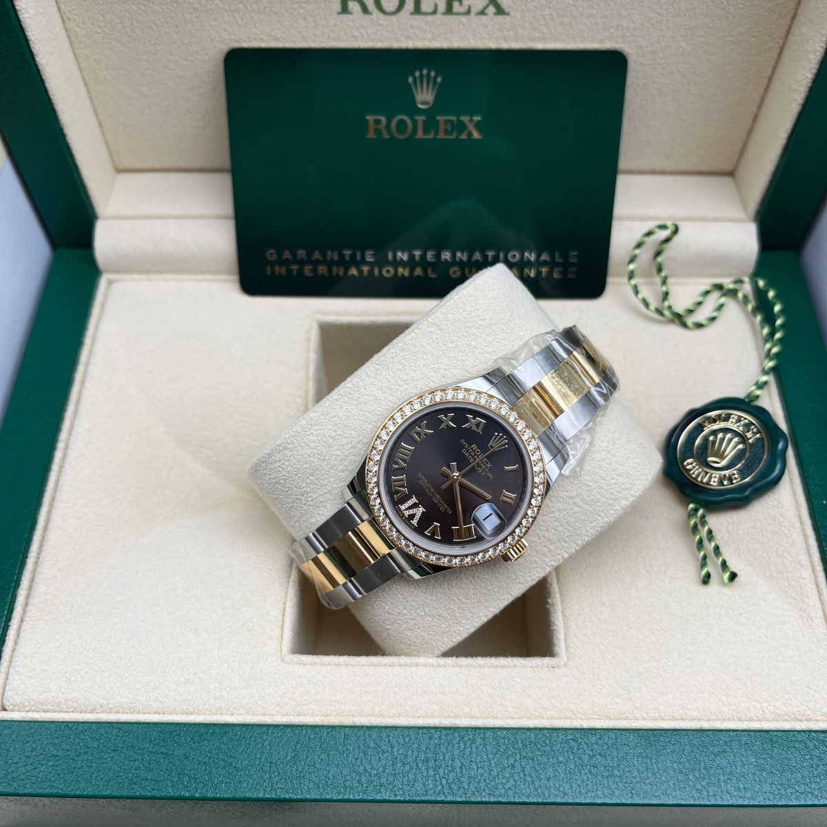 Rolex Datejust m278383RBR-0017/0018 31mm Dark Grey Dial Oyster Bracelet