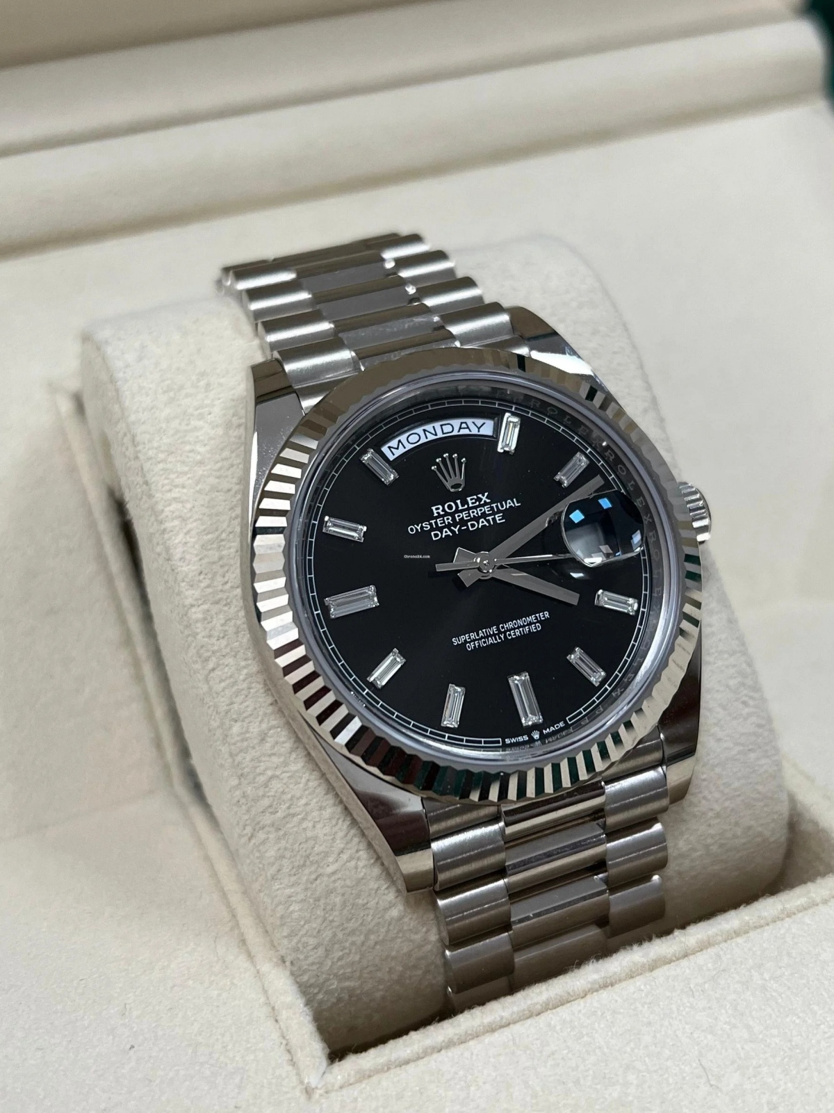 Rolex  Day-Date 40mm  Black Diamonds Dial 228236-0004