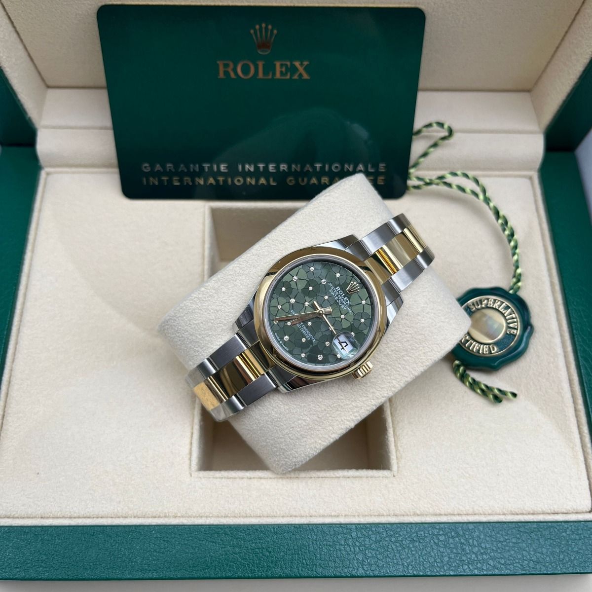 Rolex Datejust m278243-0031/0032 31mm Green Dial watch