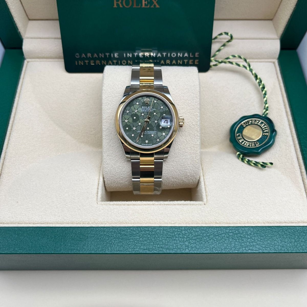 Rolex Datejust m278243-0031/0032 31mm Green Dial watch