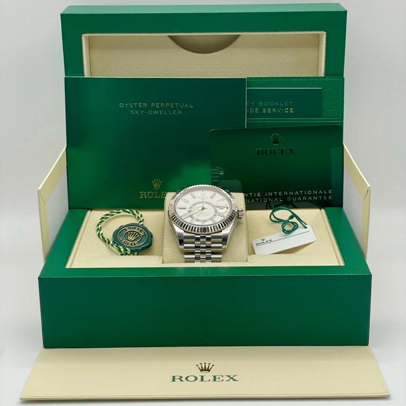 Rolex  Sky-Dweller 42mm 336934-0004 Stainless Steel White Dial Oyster