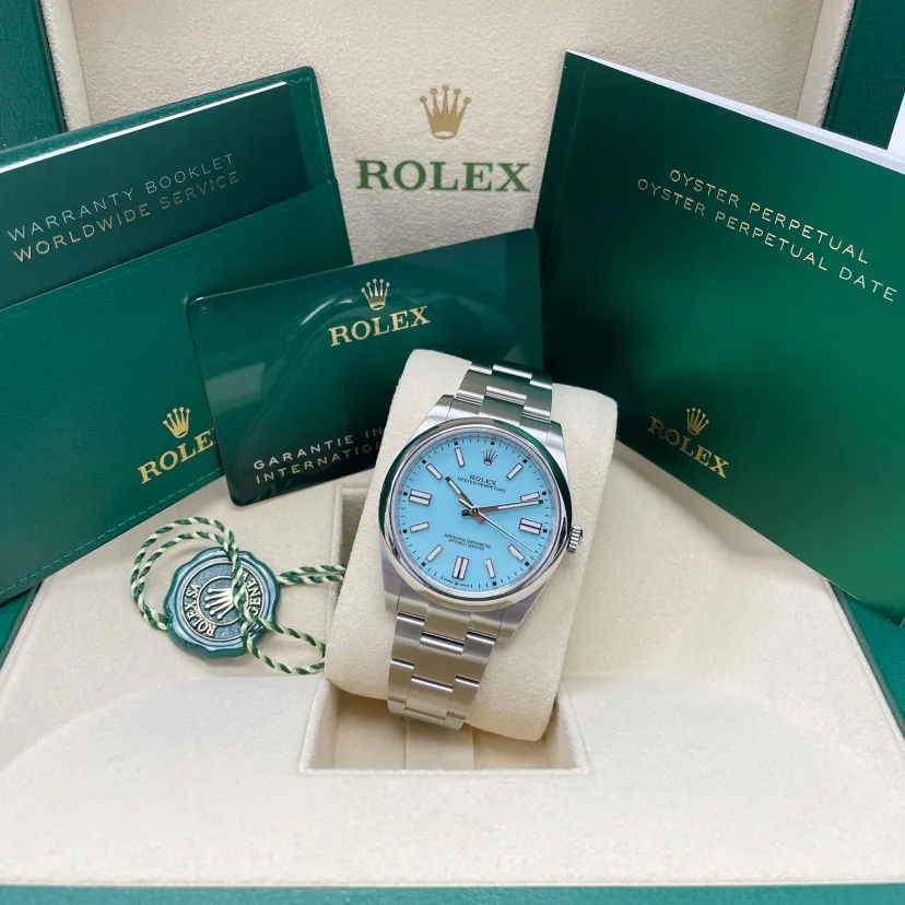 Rolex Oyster Perpetual 36mm 126000-0006 Tiffany Blue Turquoise Dial