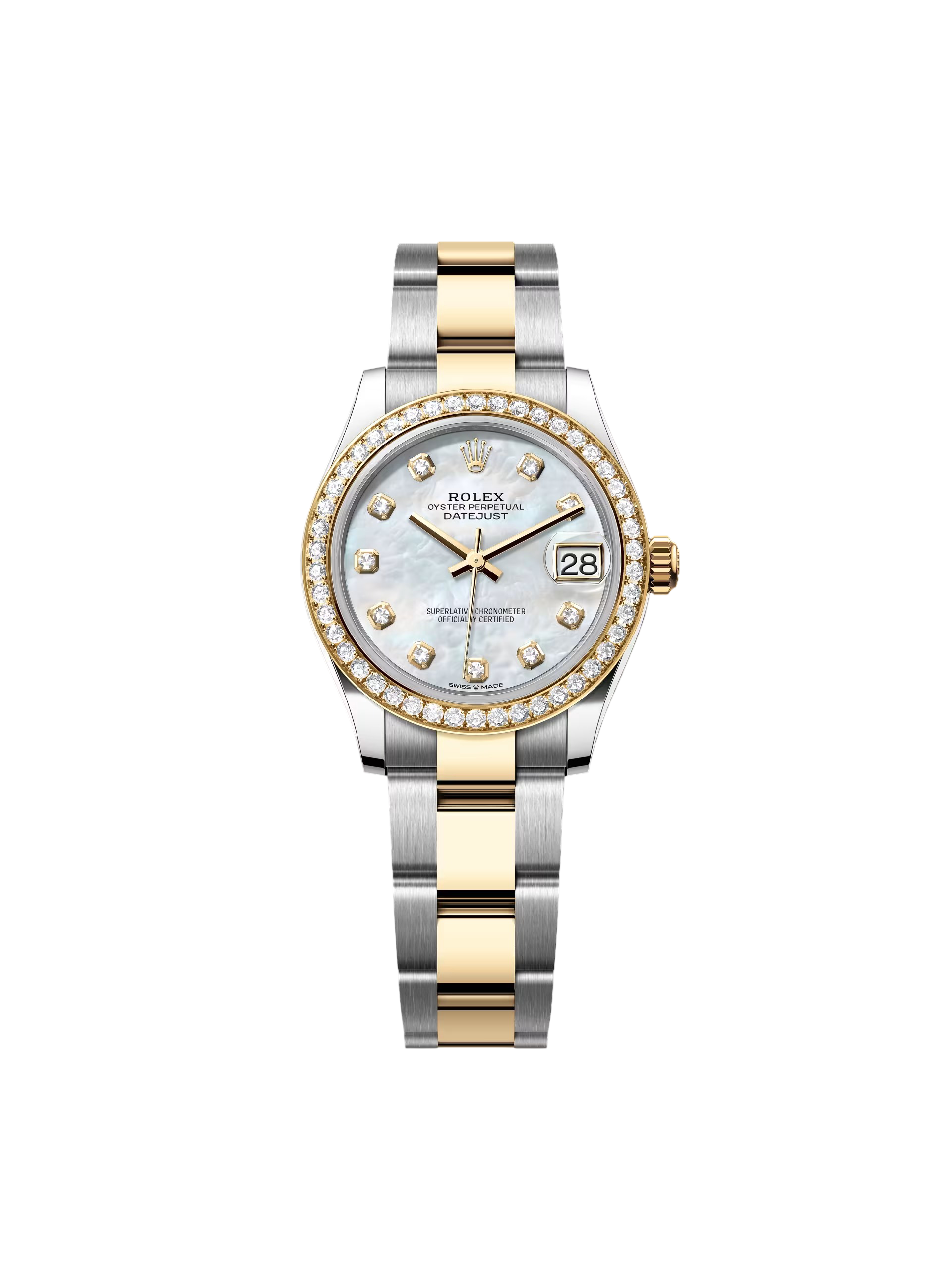 Rolex Datejust m278383-0027/0028 31mm Mother of Pearl Dial Oyster Bracelet