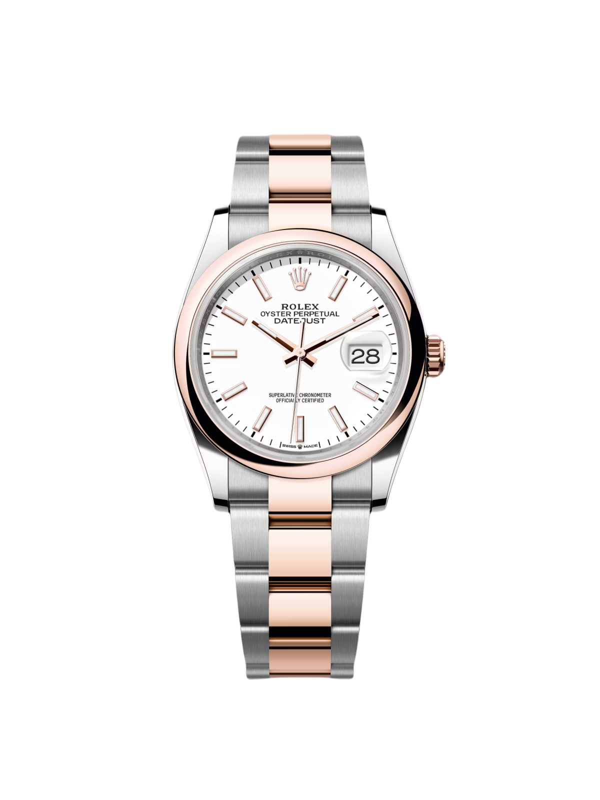 Rolex  Datejust 36mm 126201 White Dial Jubilee Bracelet Watch