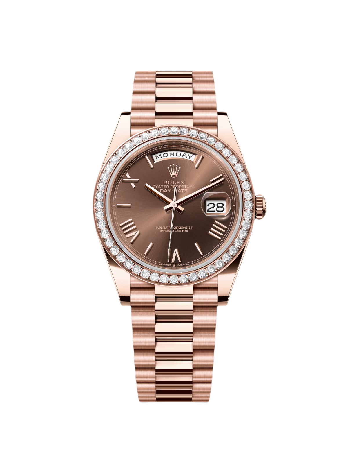 Rolex   Day-Date 40mm Chocolate Roman Dial 228345rbr-0009