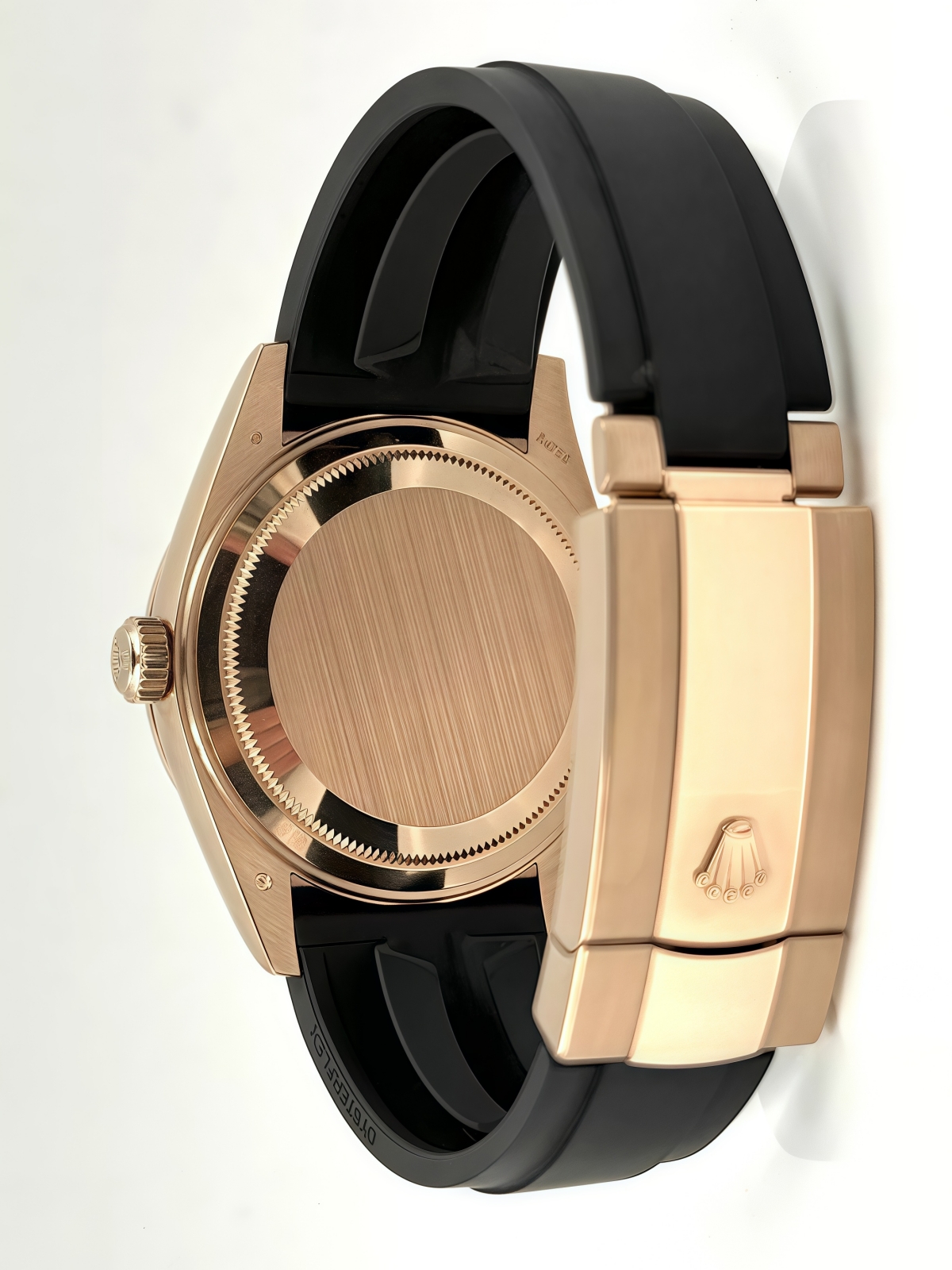 Rolex  Sky-Dweller 42mm Rose Gold Chocolate Dial Oysterflex - 336235