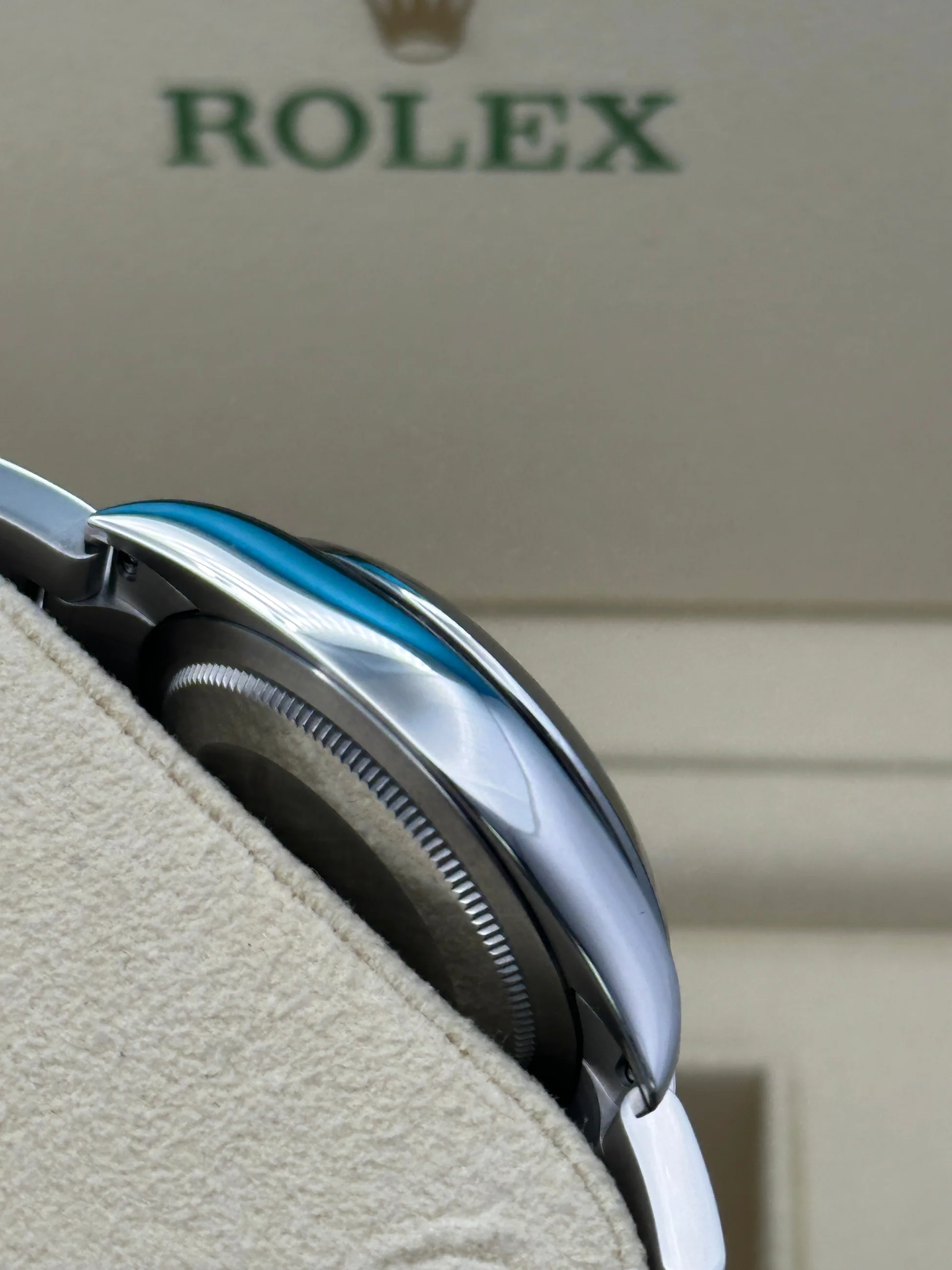 Rolex Oyster Perpetual 34mm 124200-0009 Pink Dial Oyster Stainless Steel Bracelet Watch