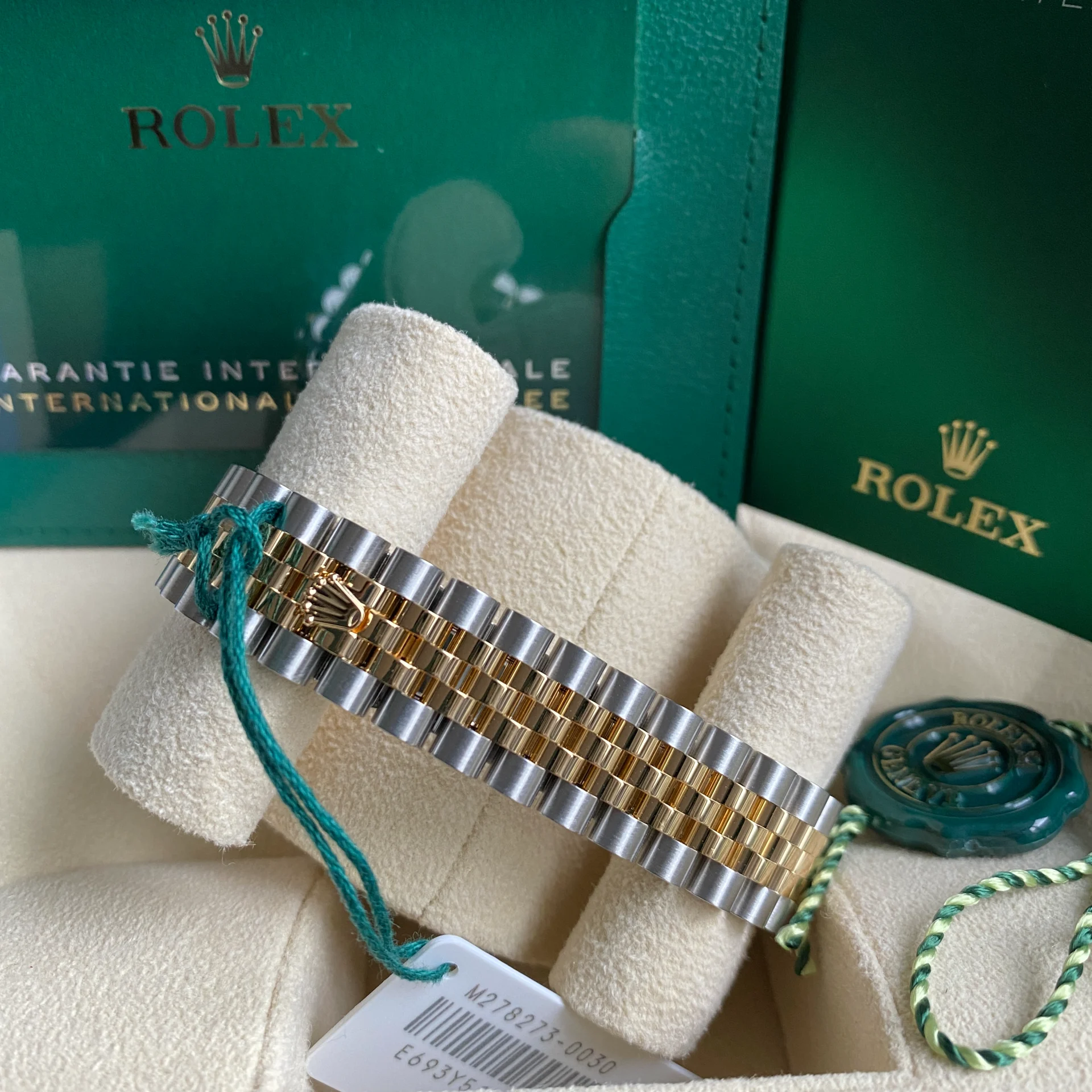 Rolex Datejust m278273-0029/0030 31mm Olive Green Dial Stainless Steel and Yellow Gold Oyster Watch